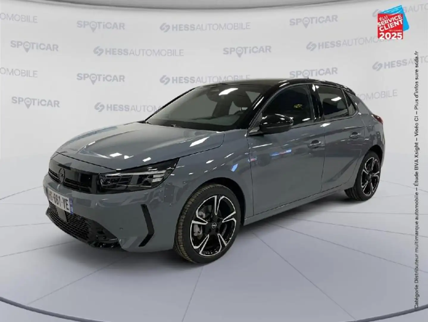 Opel Corsa 1.2 Turbo Hybrid 110ch GS e-DCT6 Gris - 1