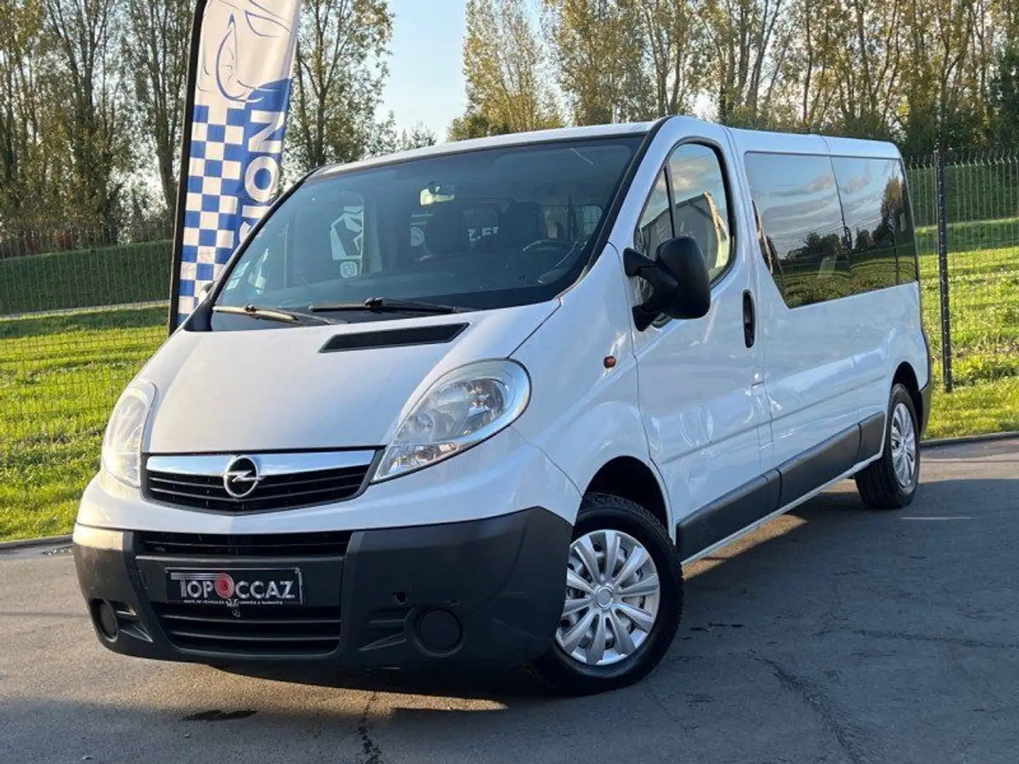 Opel Vivaro FG LONG CDTI 115 PACKK CLIM 9 PLACES 10/2008 Blanco - 1
