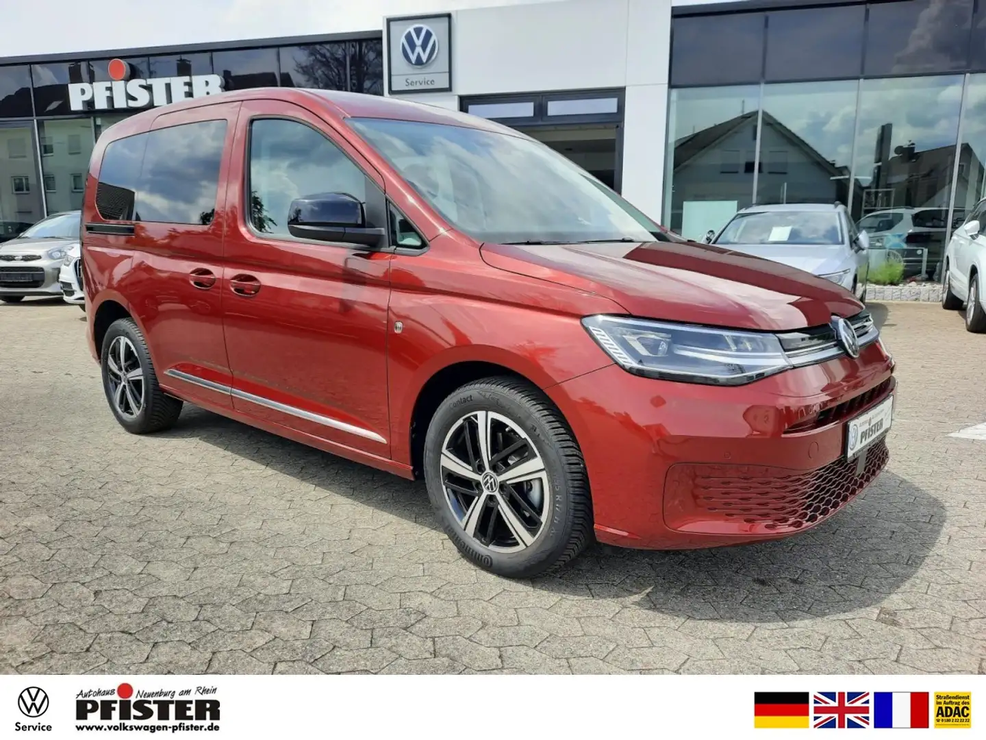Volkswagen Caddy Style Standheizung ACC LED Kamera uvm. Klima Rouge - 1
