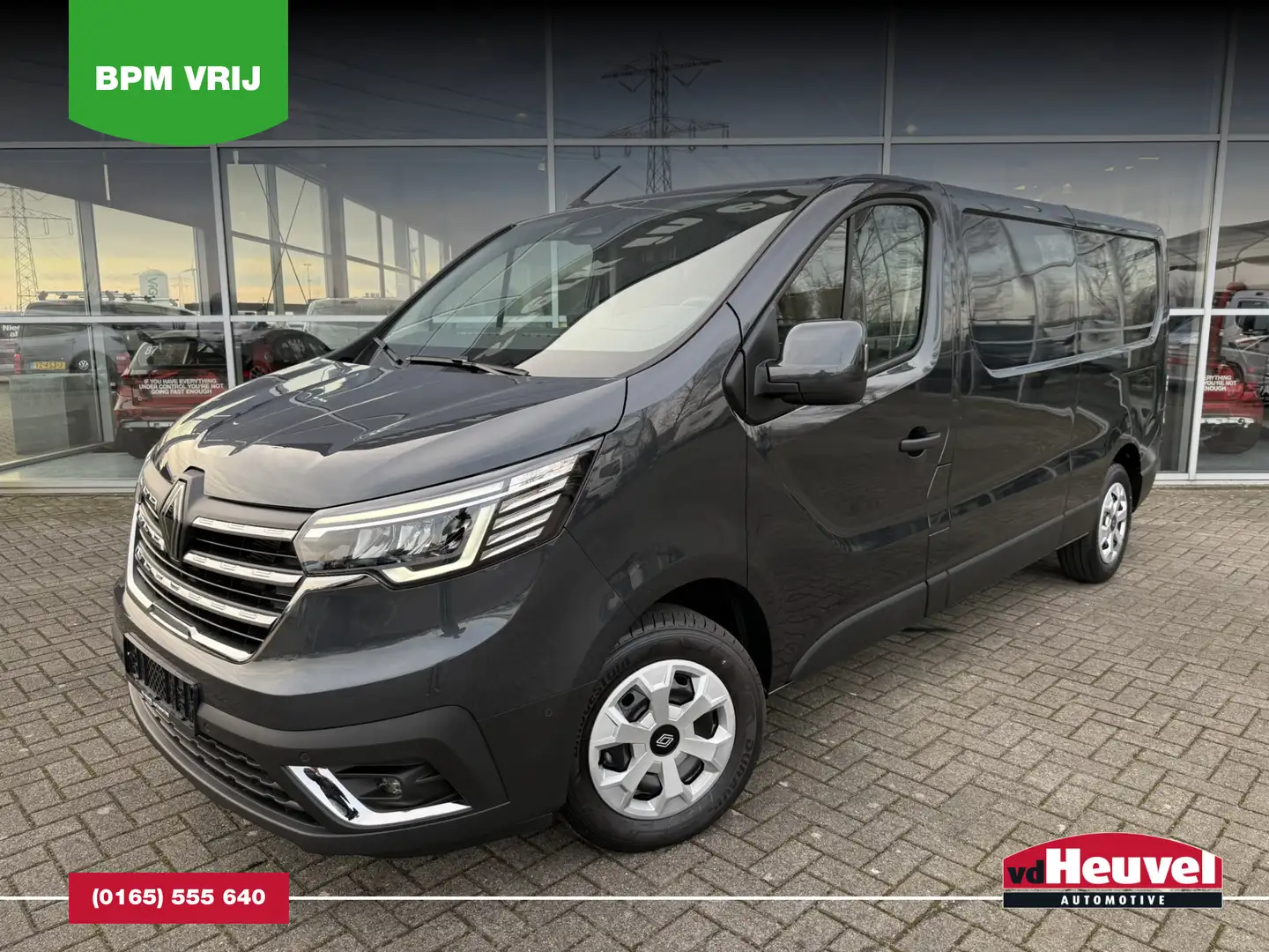 Renault Trafic 2.0 Blue dCi 130 T29 L2H1 Advance BPM VRIJ Grijs - 1