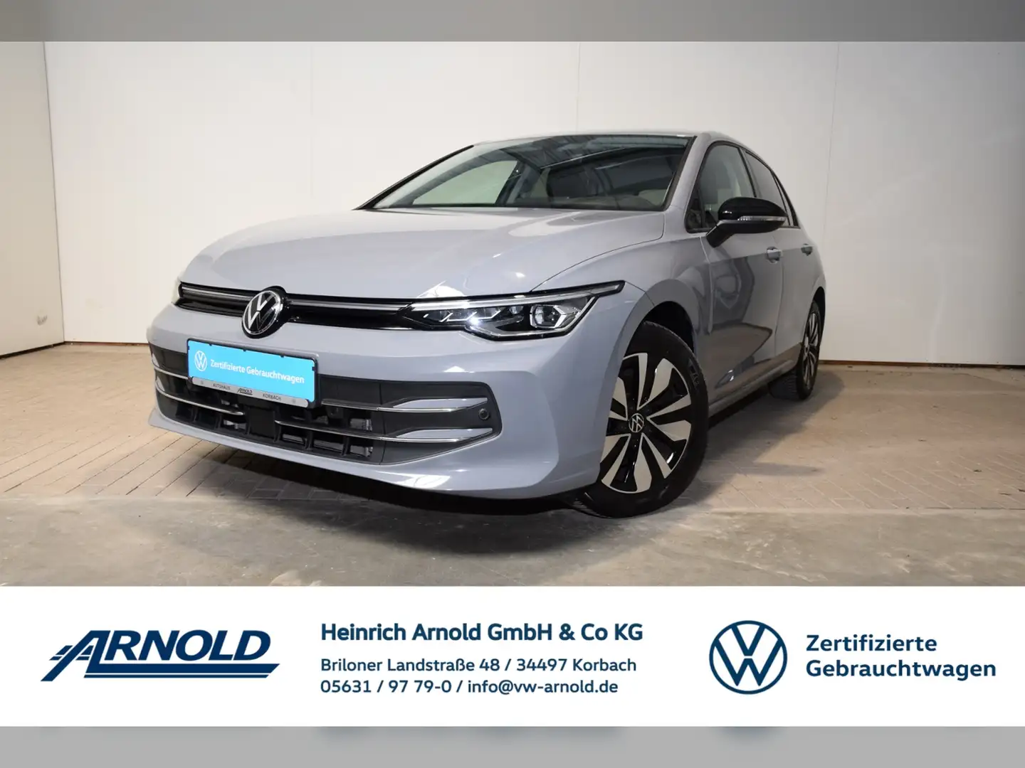 Volkswagen Golf VIII TDI Goal DSG AHK - Navi - RearView Gris - 1