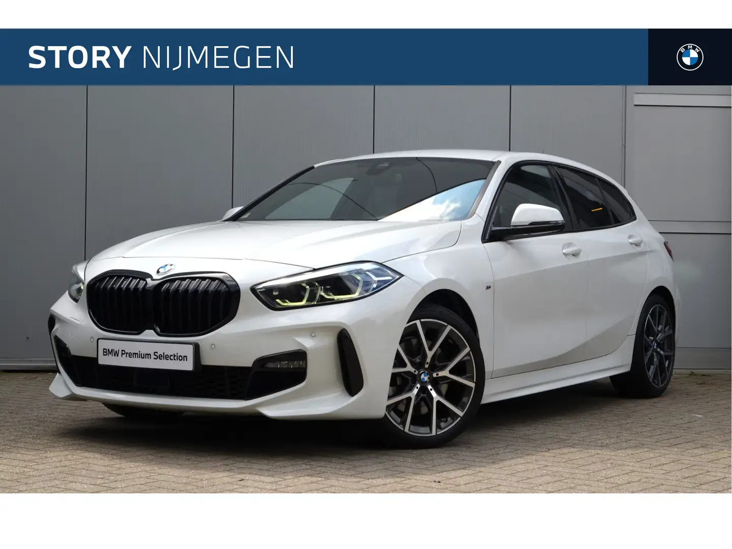 BMW 120 1 Serie 120i High Executive M Sport Automaat / Spo Wit - 1