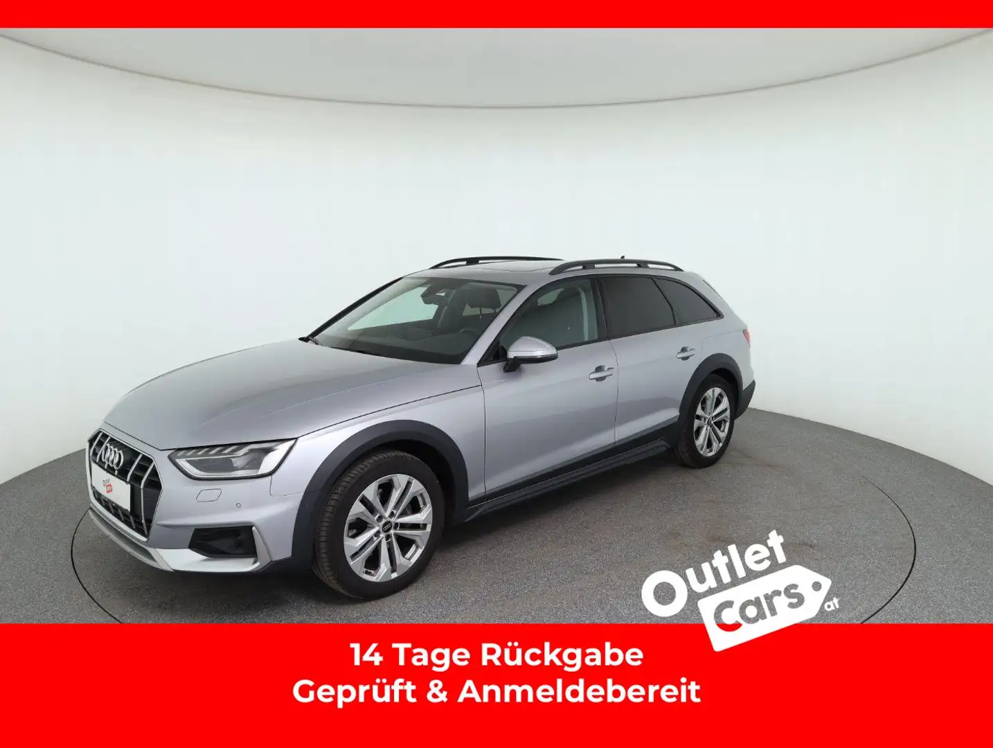 Audi A4 allroad quattro 40TDI Aut. RADAR+LED+NAVI+SKY Silber - 1