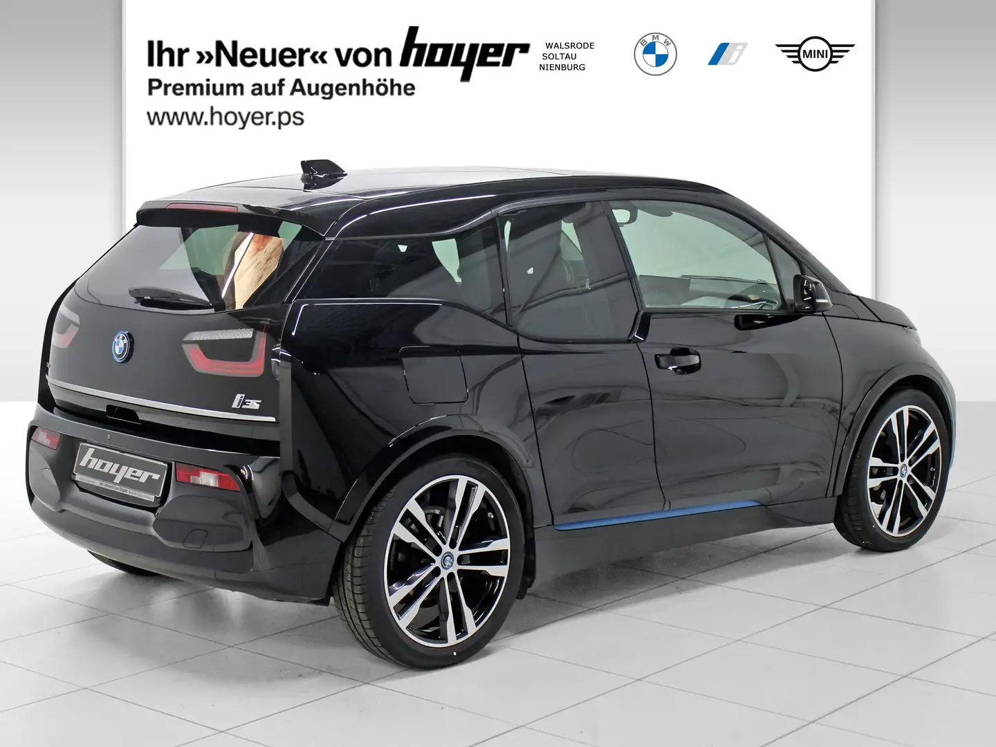 BMW i3 s 94Ah LED GSD RFK Navi Prof. Komfortzg. Shz Schwarz - 2