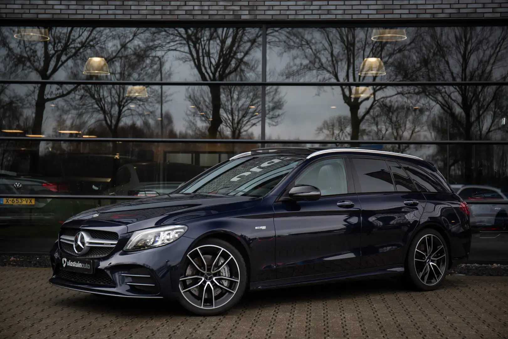 Mercedes-Benz C 43 AMG Estate 4MATIC Premium Plus Pack Dealer onderhouden Blauw - 2