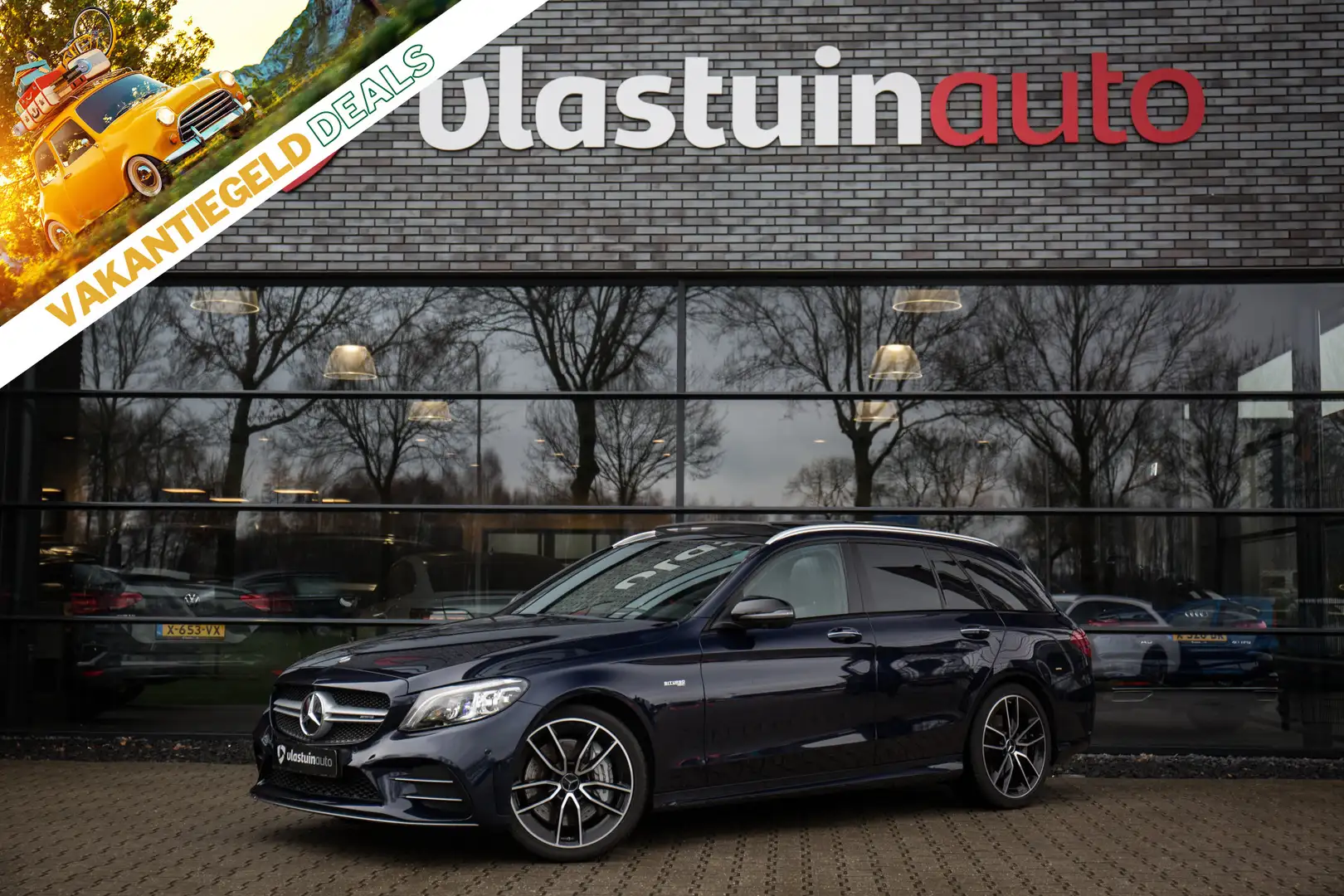 Mercedes-Benz C 43 AMG Estate 4MATIC Premium Plus Pack Dealer onderhouden Blauw - 1
