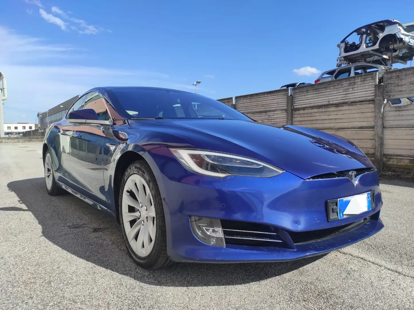 Tesla Model S P 100 Dual Motor Long Range Blauw - 1