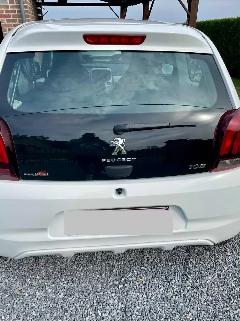Peugeot 108 1.0 VTi Active Blanc - 2