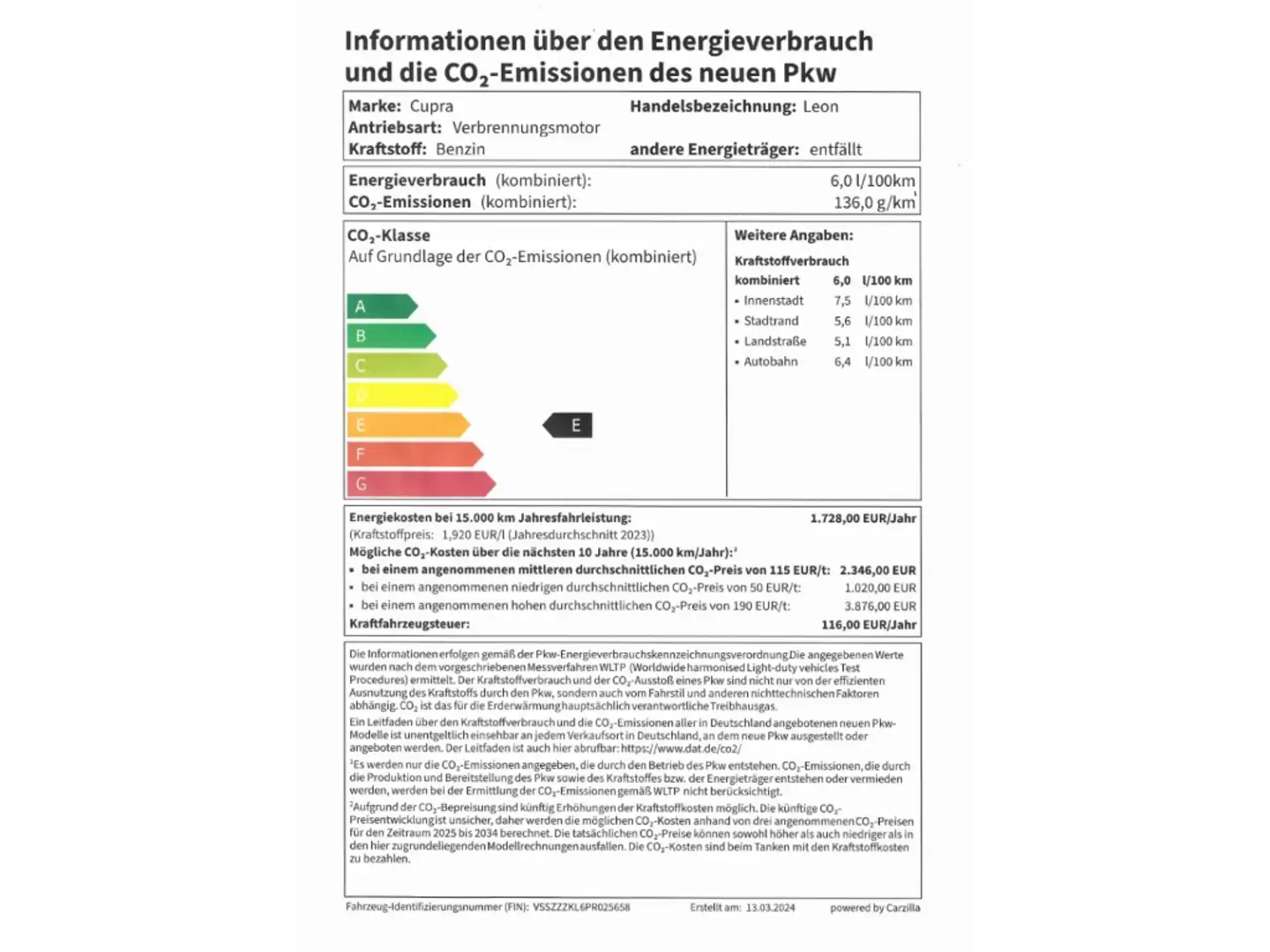 CUPRA Leon ST 1.5 eTSI NAVI ACC digi. Cockpit LED el. Heckkla Gris - 2