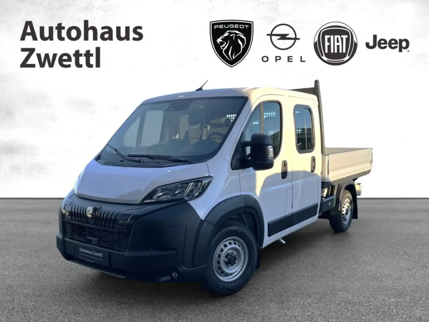 Peugeot Boxer Pritsche DK L2 3.5T Heavy Diesel 140 Manuell Weiß - 1