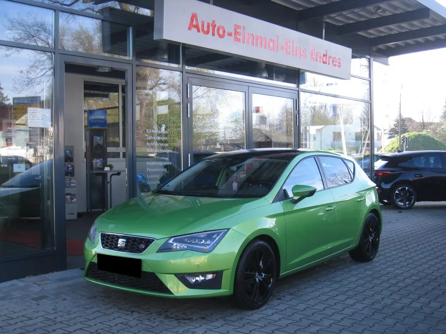 SEAT Leon 1.8 TSI  *NAVI*PANORAMA*ACC*Mirror*PDC*Klimatr. Grün - 1