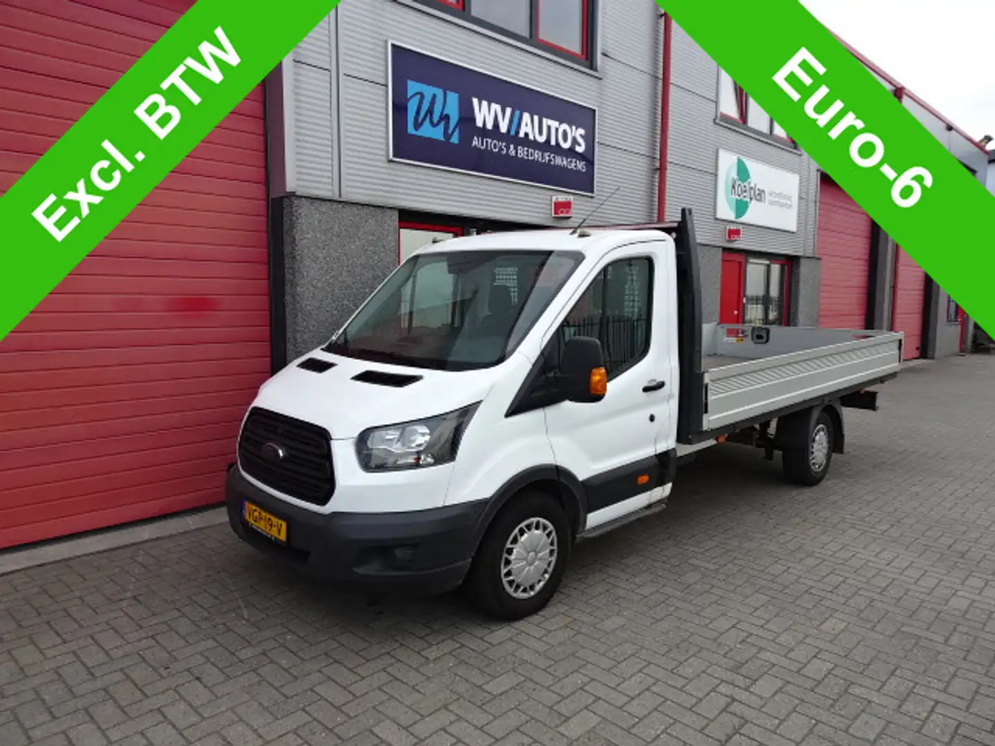 Ford Transit 350 2.0 TDCI L4H1 Ambiente openlaadbak 3 zits Weiß - 1