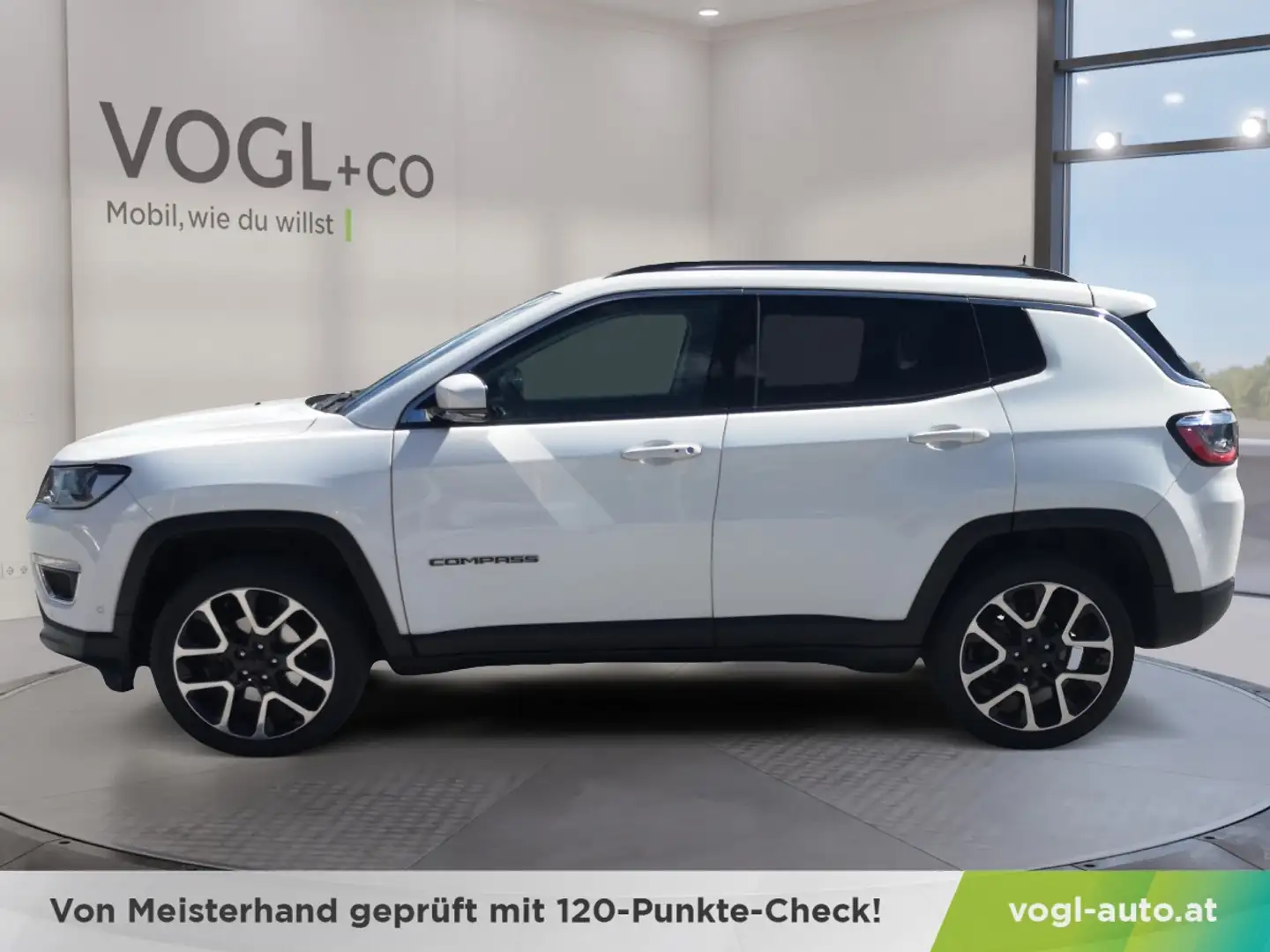 Jeep Compass Allrad 2,0 Diesel MultiJet II AWD Limited Aut. Weiß - 2