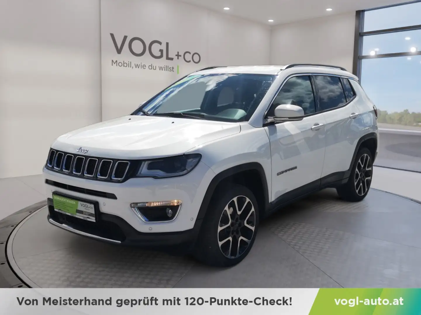 Jeep Compass Allrad 2,0 Diesel MultiJet II AWD Limited Aut. Weiß - 1