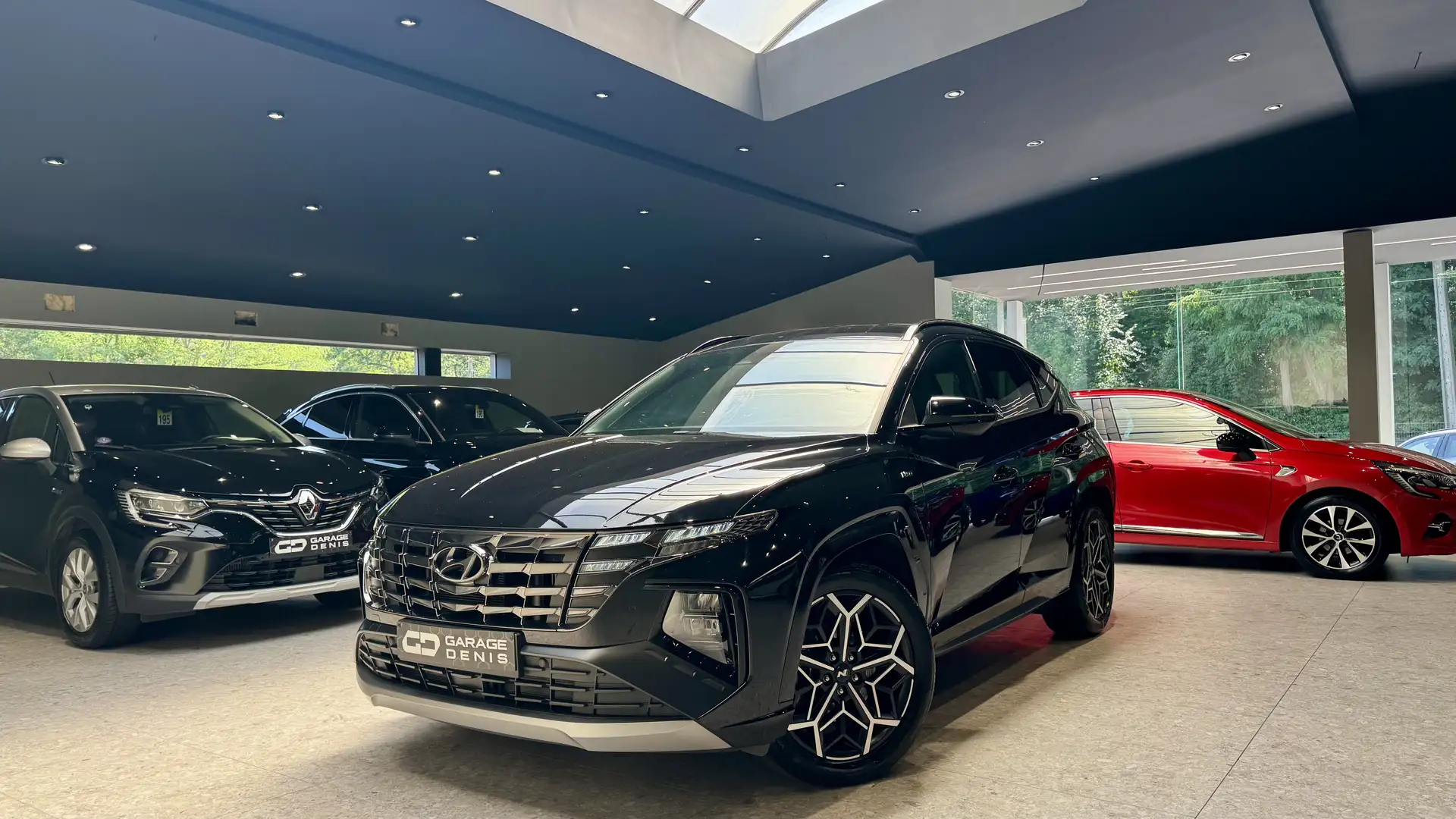 Hyundai TUCSON 1.6 T-GDi MHEV N LINE*GPS+CAMERA*LED*CUIR*GARANTIE Noir - 1
