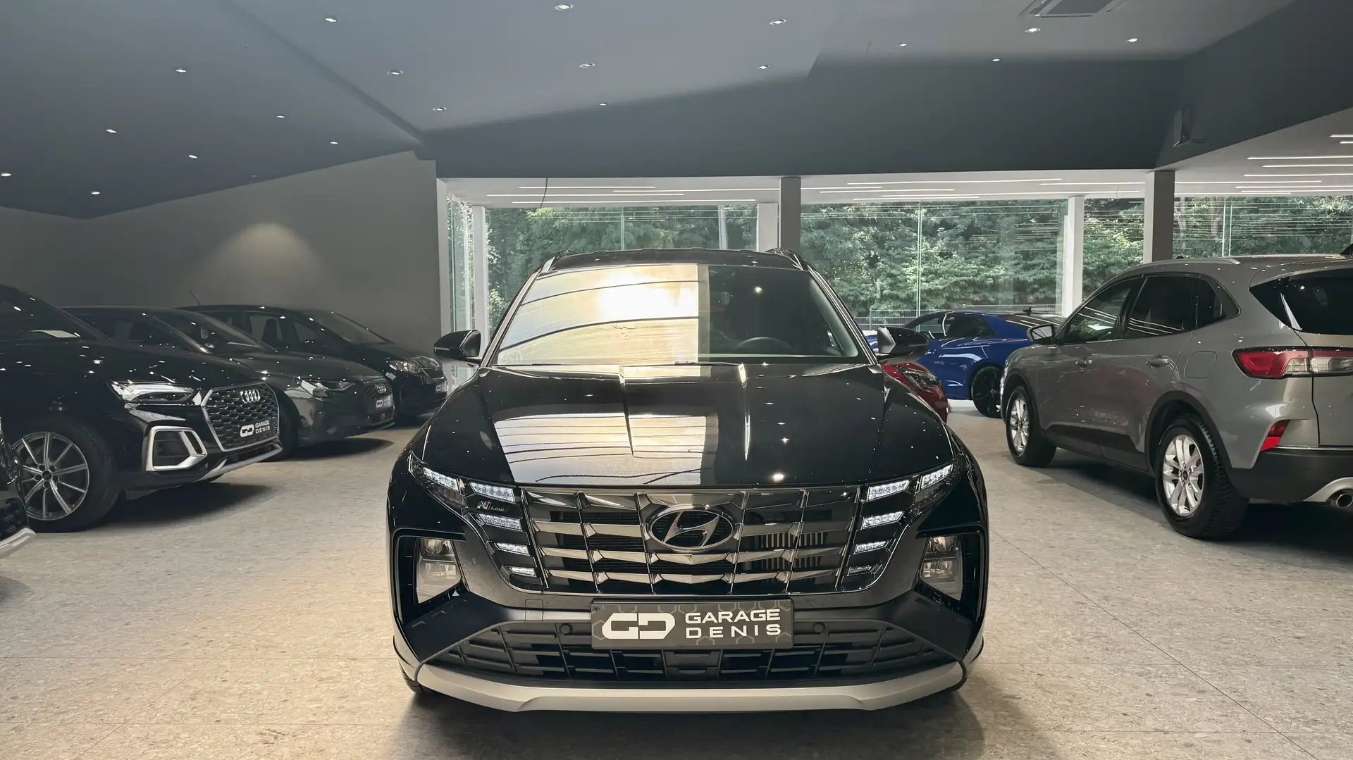 Hyundai TUCSON 1.6 T-GDi MHEV N LINE*GPS+CAMERA*LED*CUIR*GARANTIE Noir - 2