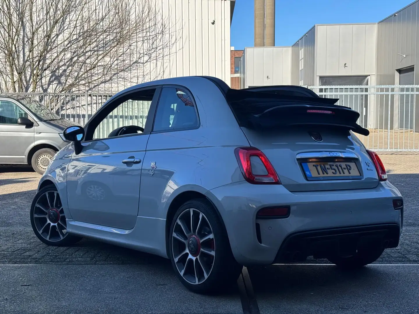 Fiat 500C Abarth 1.4 T-Jet Turismo C |Monza-uitlaat|NL-AUTO|LEDER Grau - 2