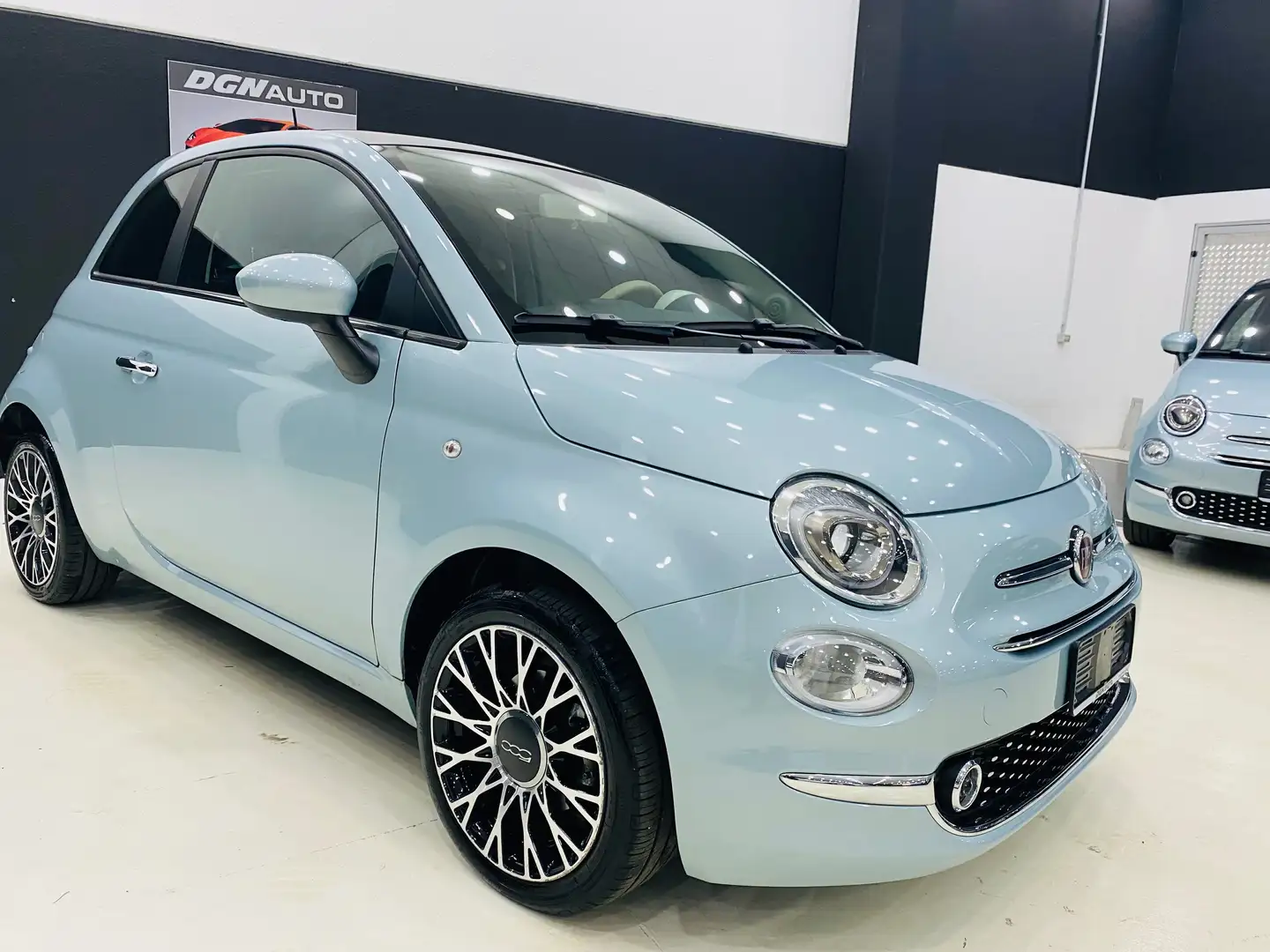 Fiat 500 500 1.0 hybrid Dolcevita Web Edition FFT CARPLAY Bleu - 2
