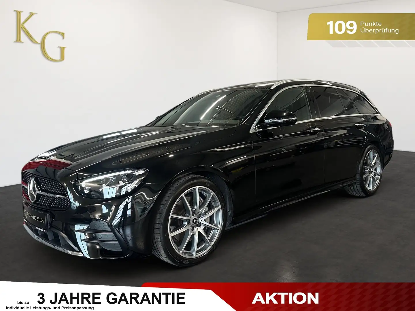 Mercedes-Benz E 220 d AMG Line ab ca. 303€ monatlich Schwarz - 1
