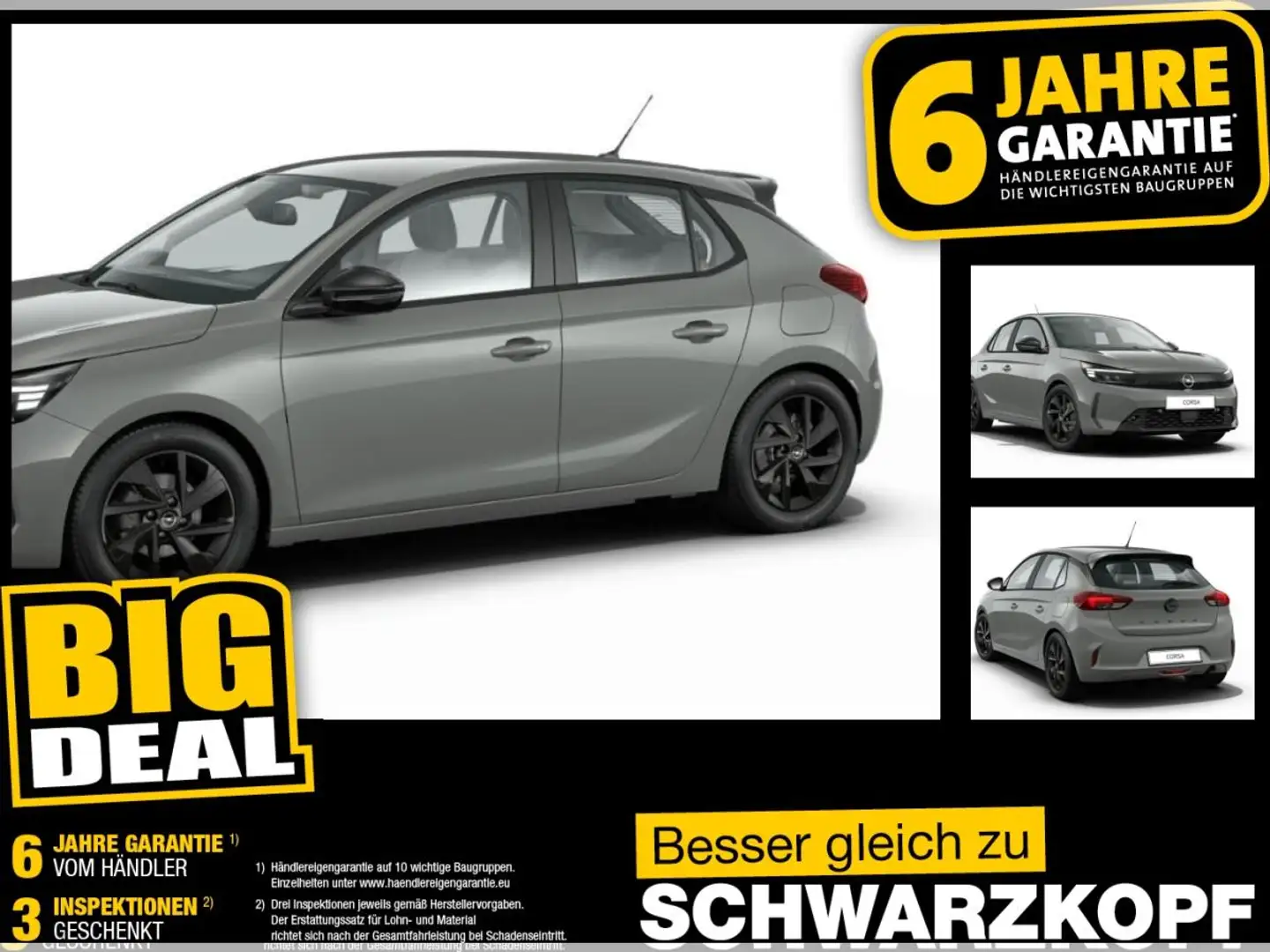 Opel Corsa F 1.2 Turbo Allwetter, Automatik, Schnell Grau - 1