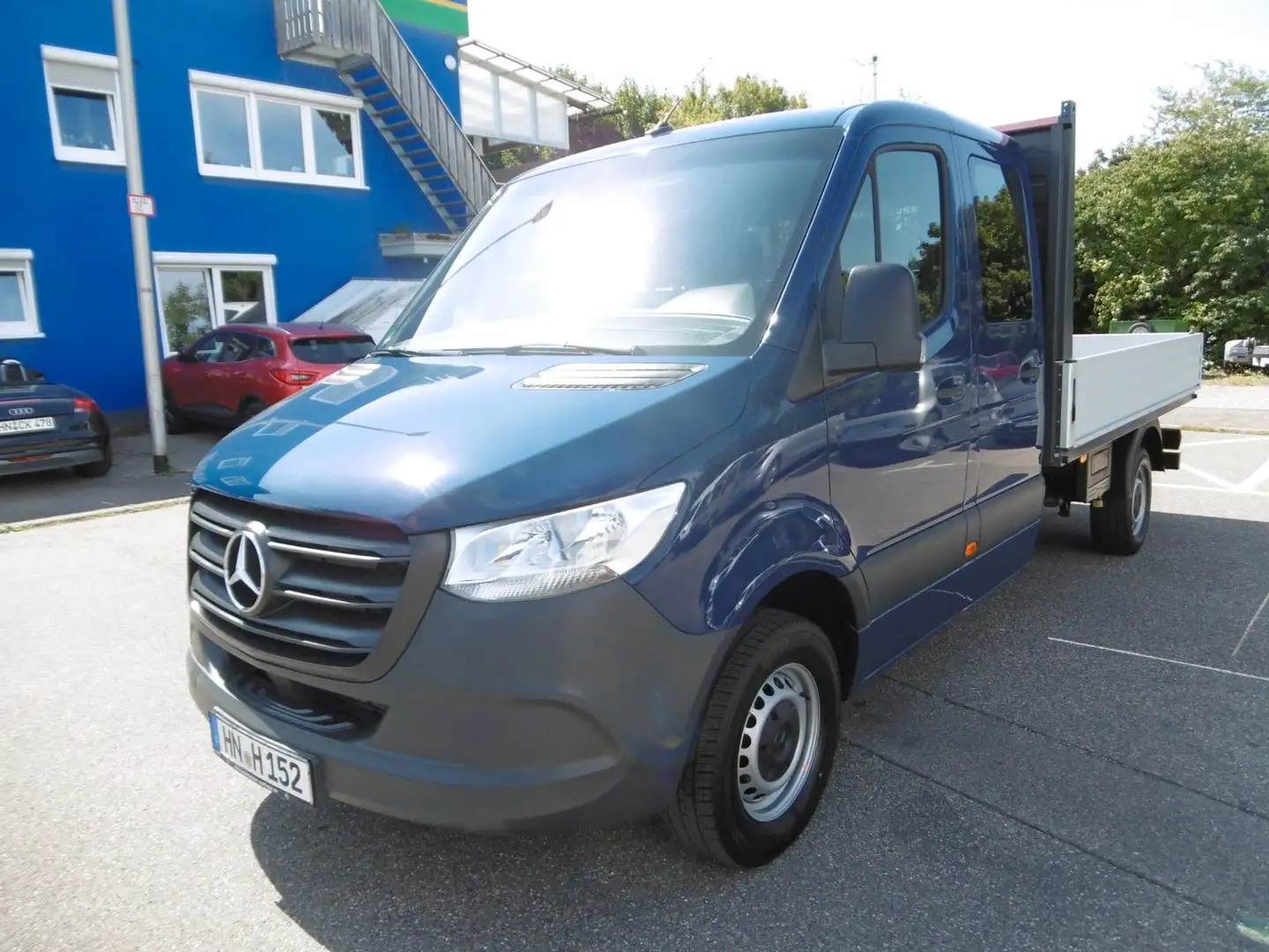 Mercedes-Benz Sprinter III Pritsche 317 CDI DoKa RWD L3 Blau - 1