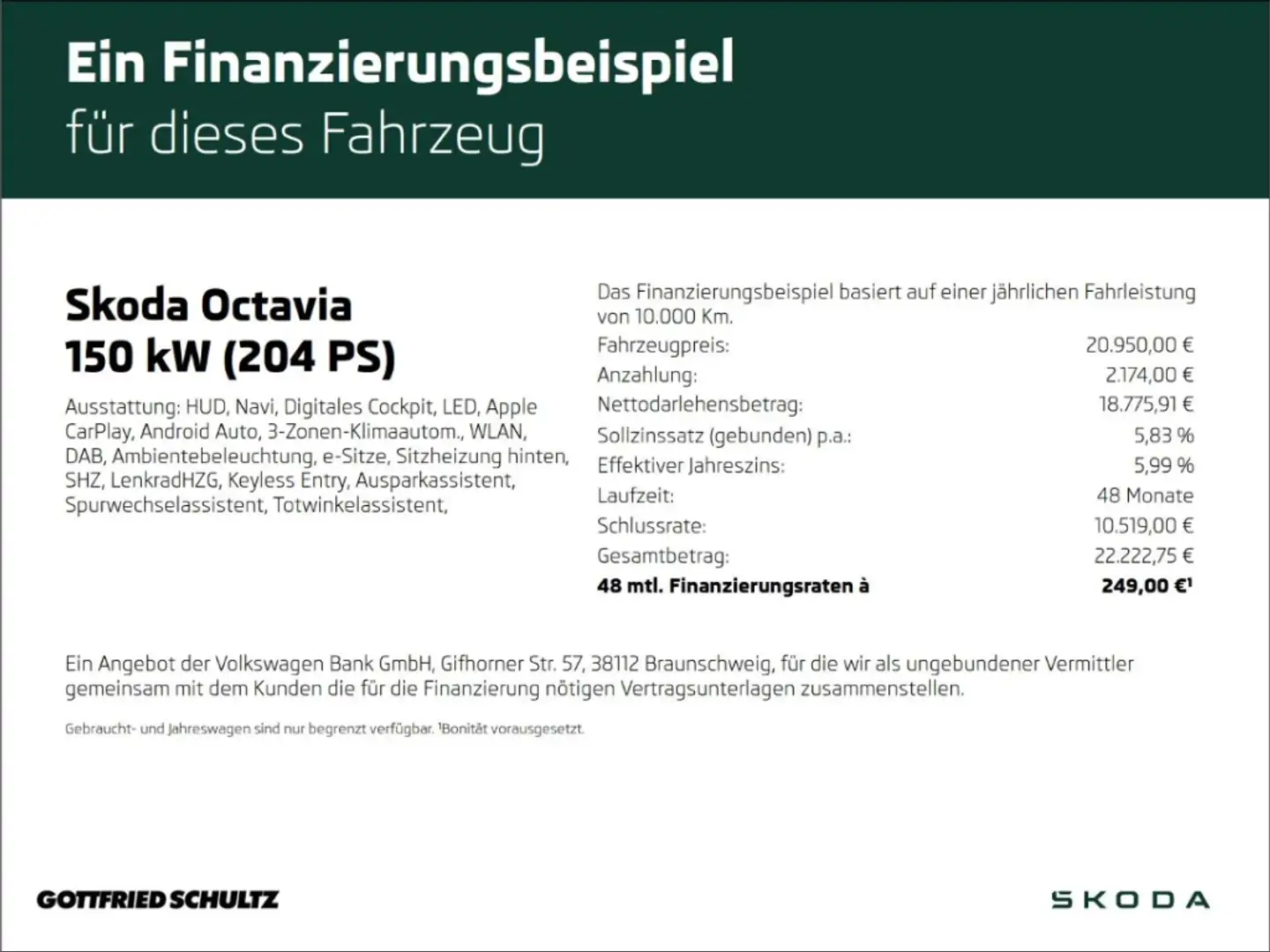 Skoda Octavia Combi 1.4 TSI iV Style DSG LED HuD SHZ vorne Schwarz - 2