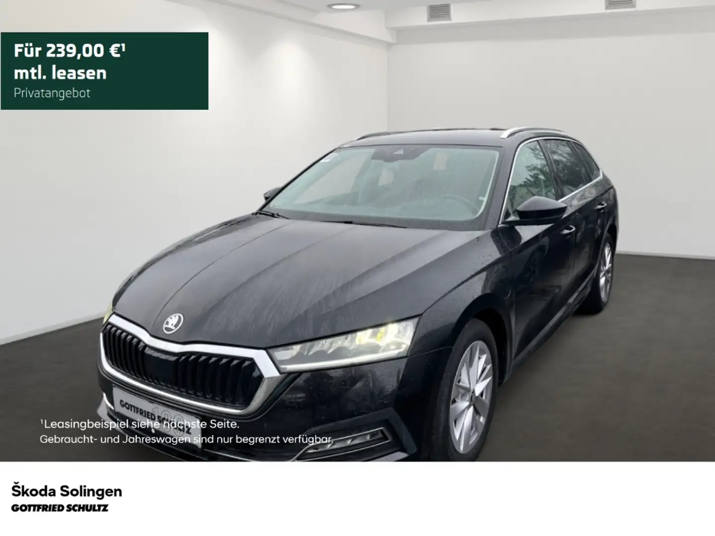 Skoda Octavia Combi 1.4 iV Style DSG   LED   HuD   SHZ vorne & h Schwarz - 1