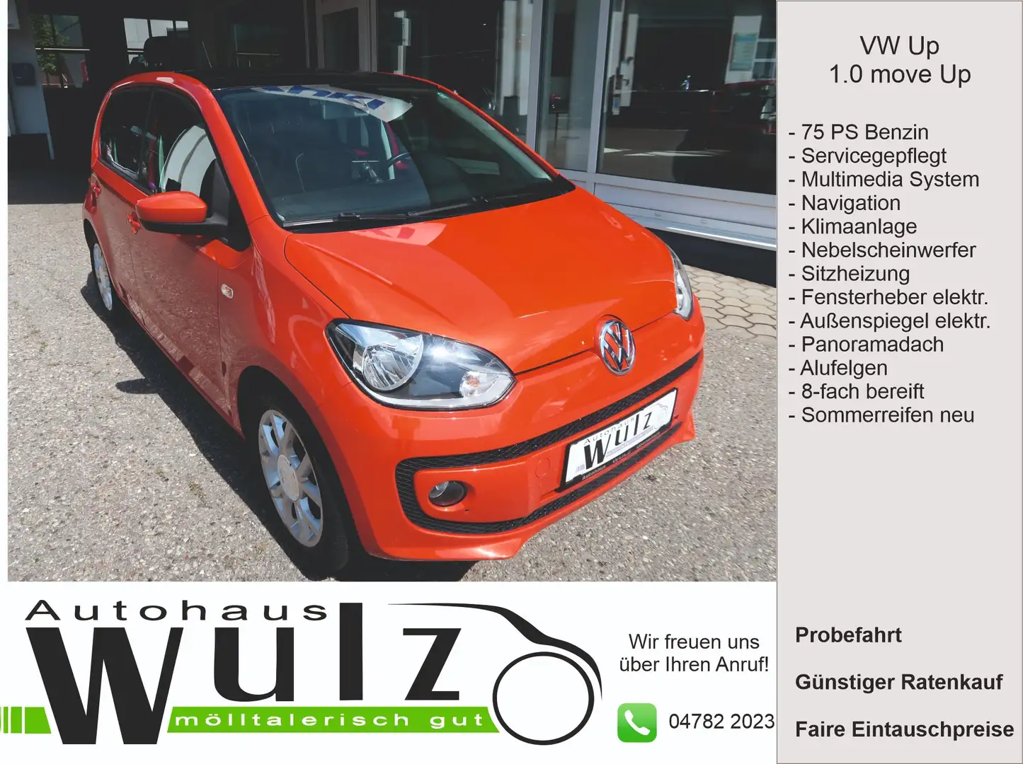 Volkswagen up! Up 1,0 BMT Sport Austria Orange - 1
