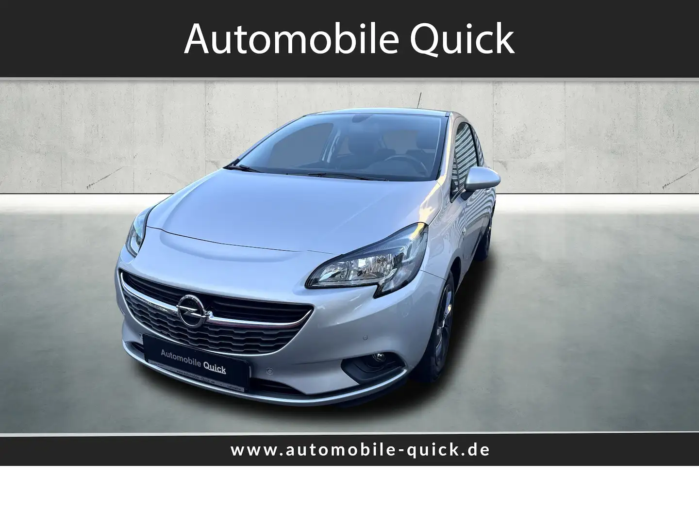 Opel Corsa E 1.4 120 Jahre Kamera/ Lenkrad-/Sitzhei., Silber - 1