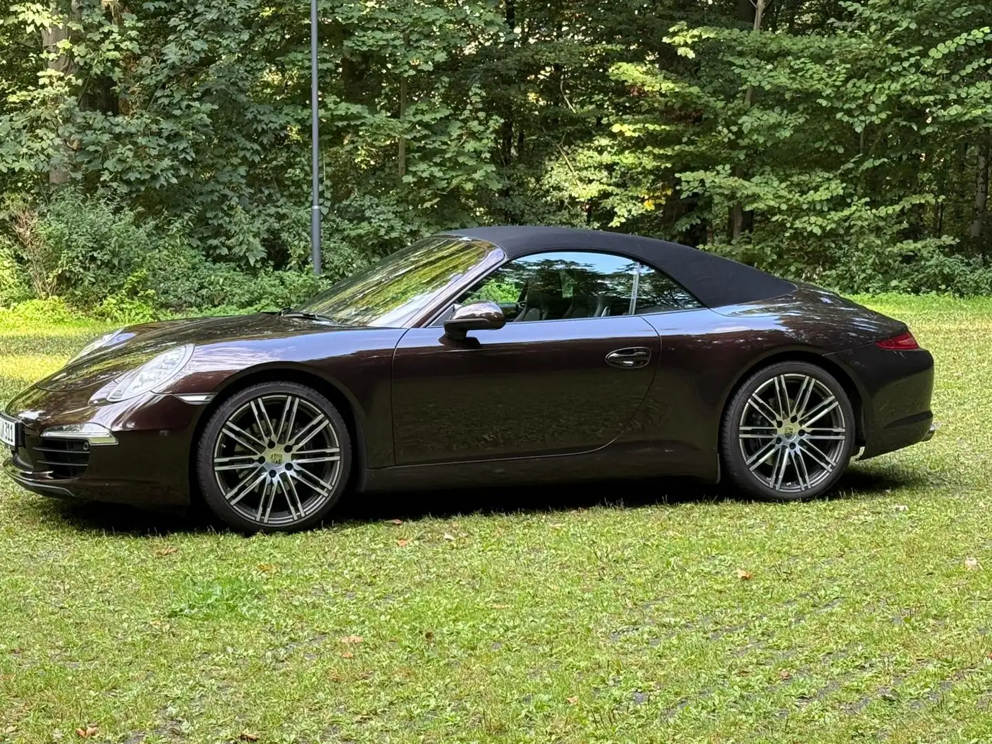 Porsche 991 911 Cabrio 911 Carrera Cabriolet PDK Approved 5.28 Braun - 1