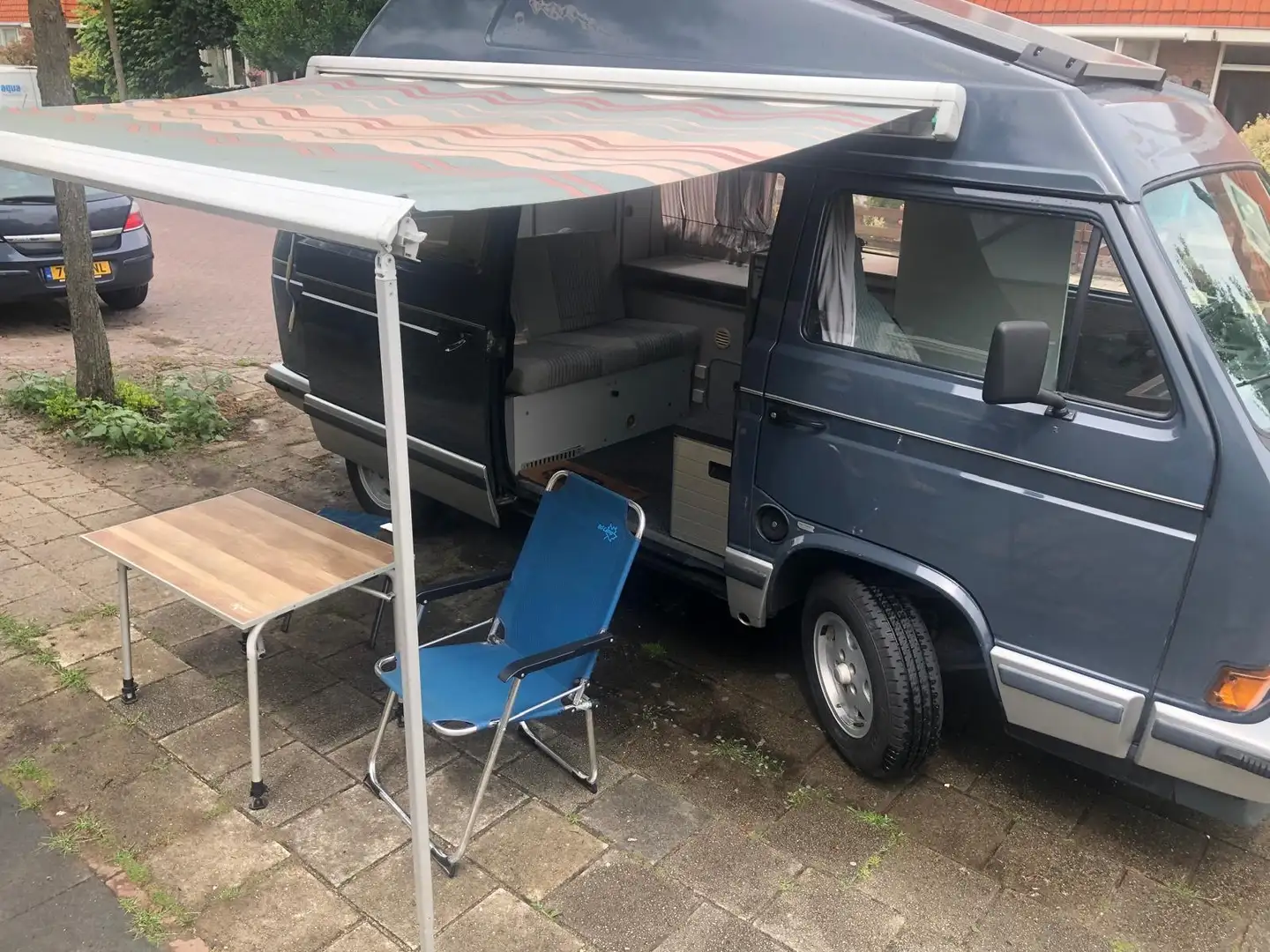 Volkswagen T3 Multivan WESTFALIA: SUPER GOED ONDERHOUDEN, nieuwe banden Синій - 2
