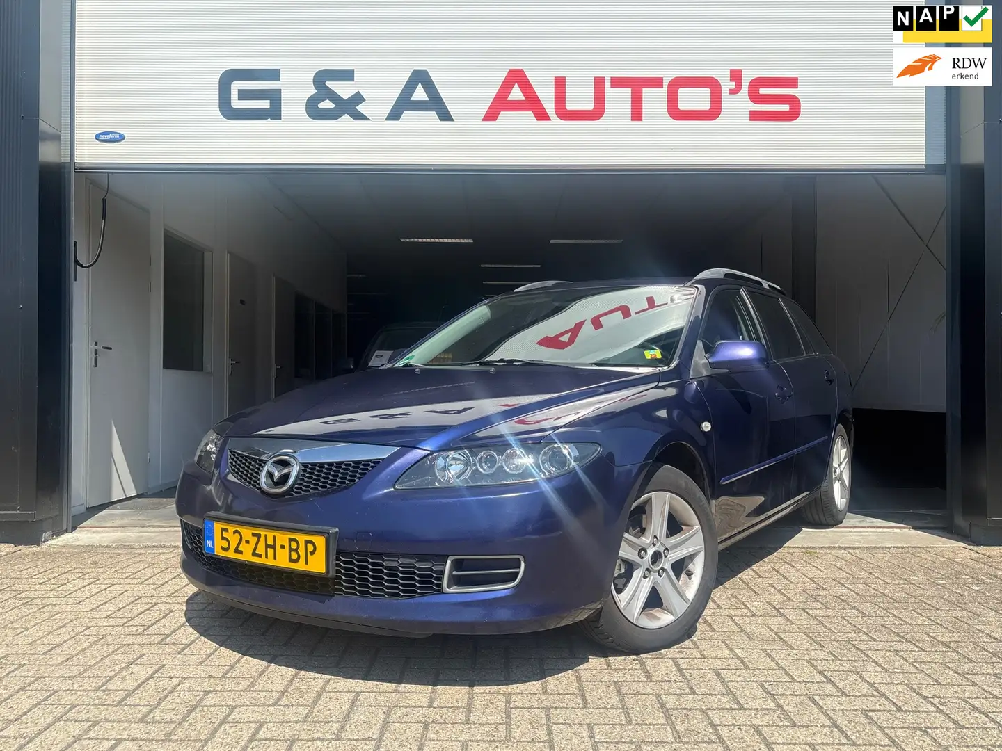 Mazda 6 Sportbreak 1.8i Touring / NAP / TREKHAAK / CRUISE Blauw - 1