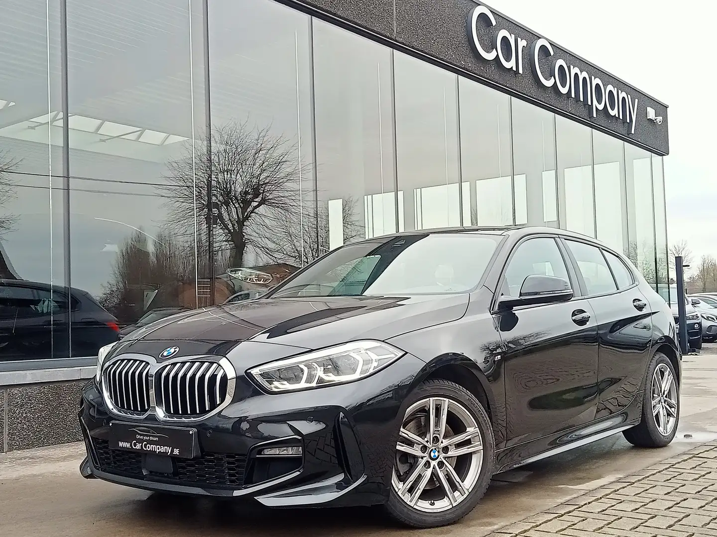 BMW 118 118iA M-SPORT*LED*GPS*LIFE COCKP PRO*SFEERVL*LEDER Zwart - 2