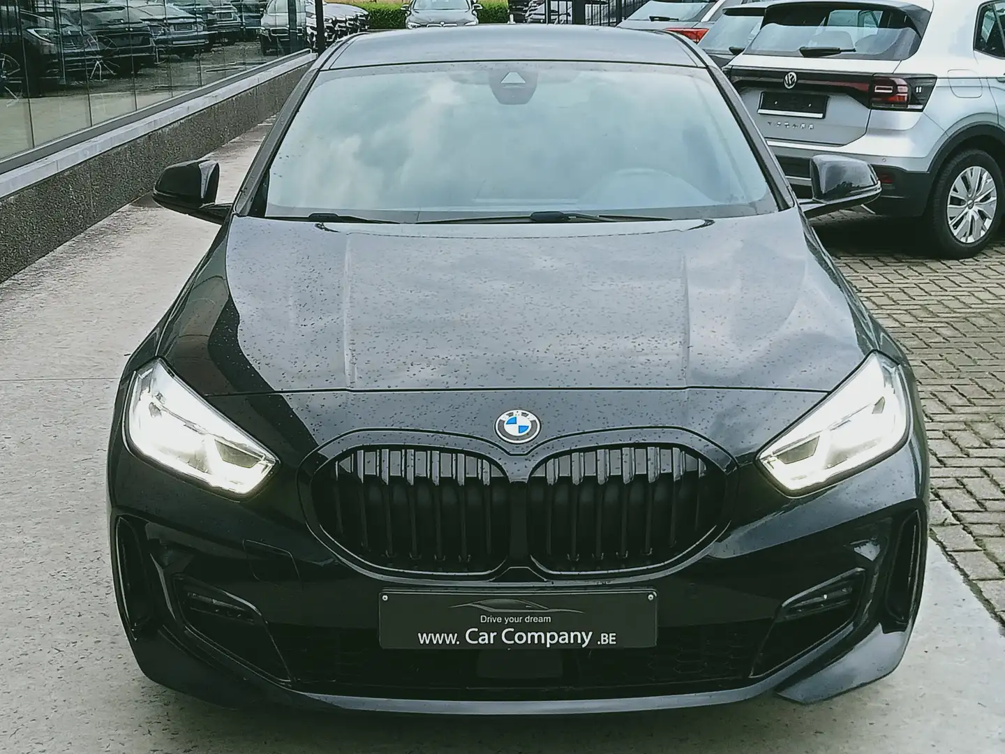 BMW 118 118iA M-SPORT*LED*GPS*LIFE COCKP PRO*SFEERVL*LEDER Zwart - 1