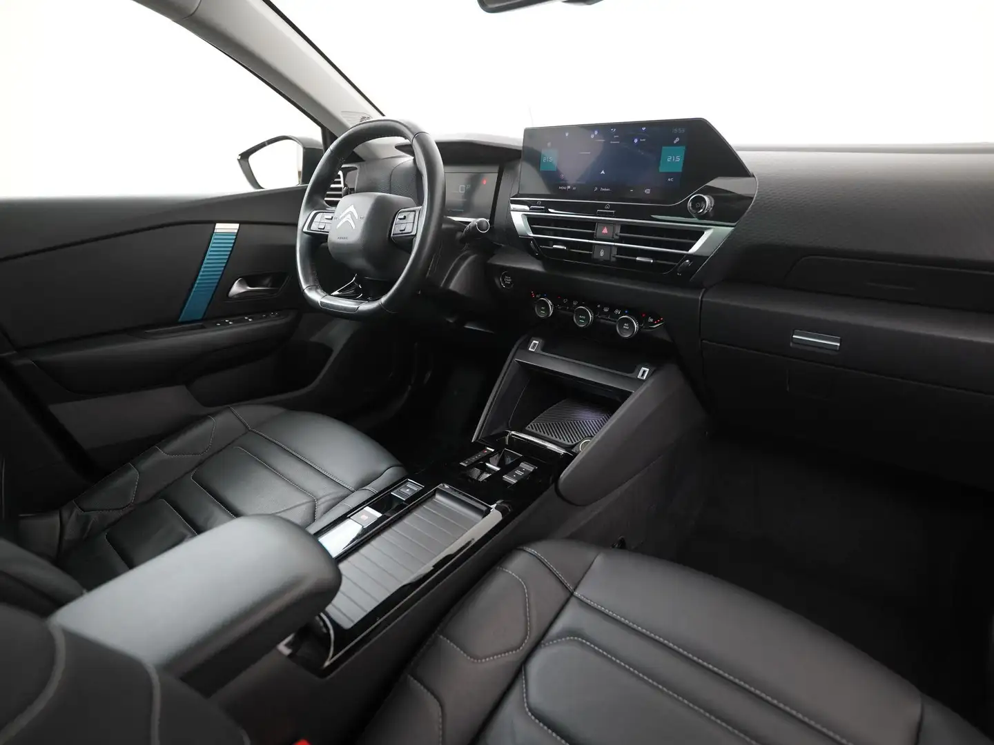 Citroen E-C4 Electric Shine 50 kWh 3 fase | Schuifdak | Stoel/Stuurverwa Zwart - 2