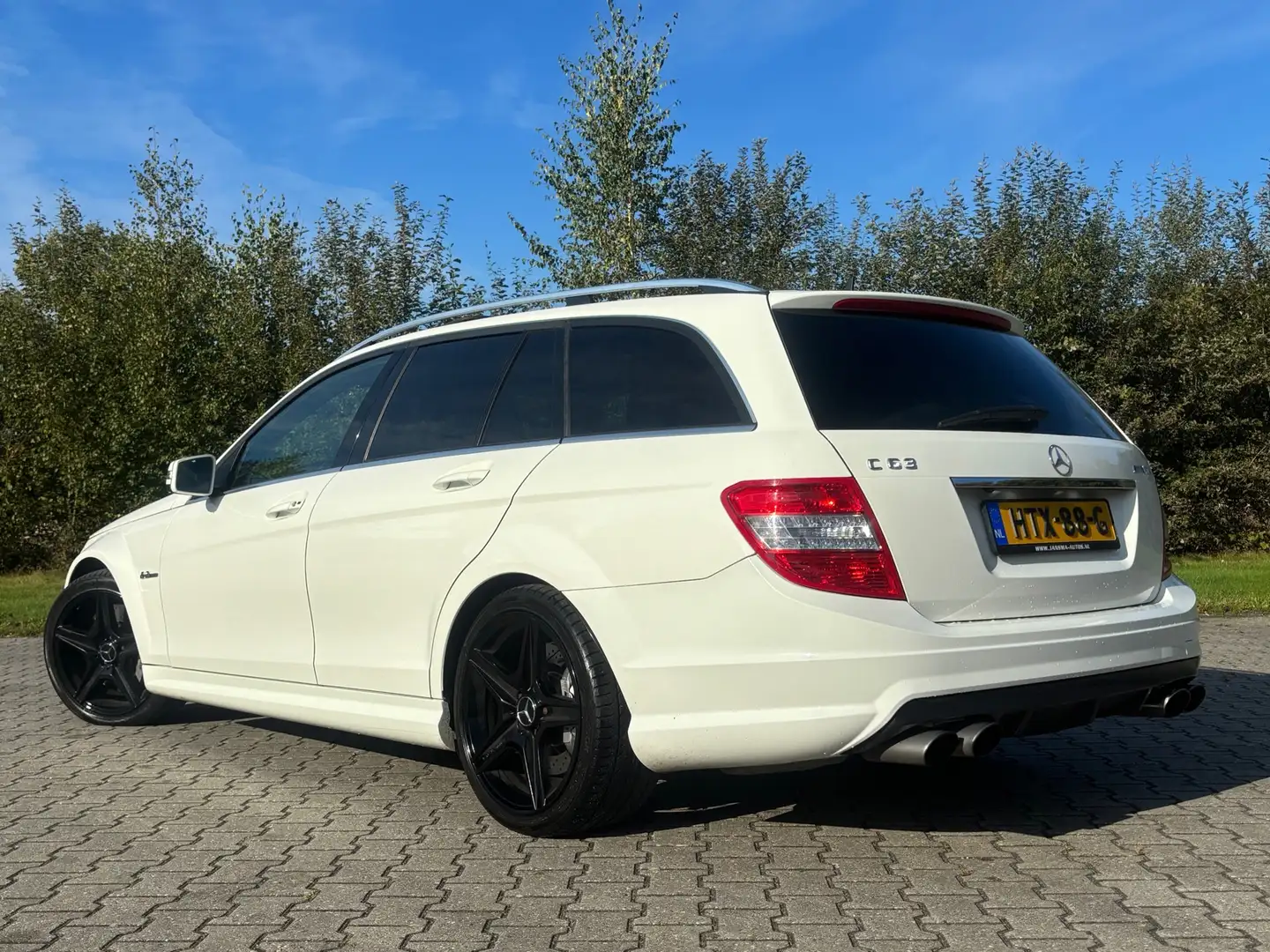 Mercedes-Benz C 63 AMG Estate C63 457PK Pano Leer Harman/Kardon Memory De Weiß - 2