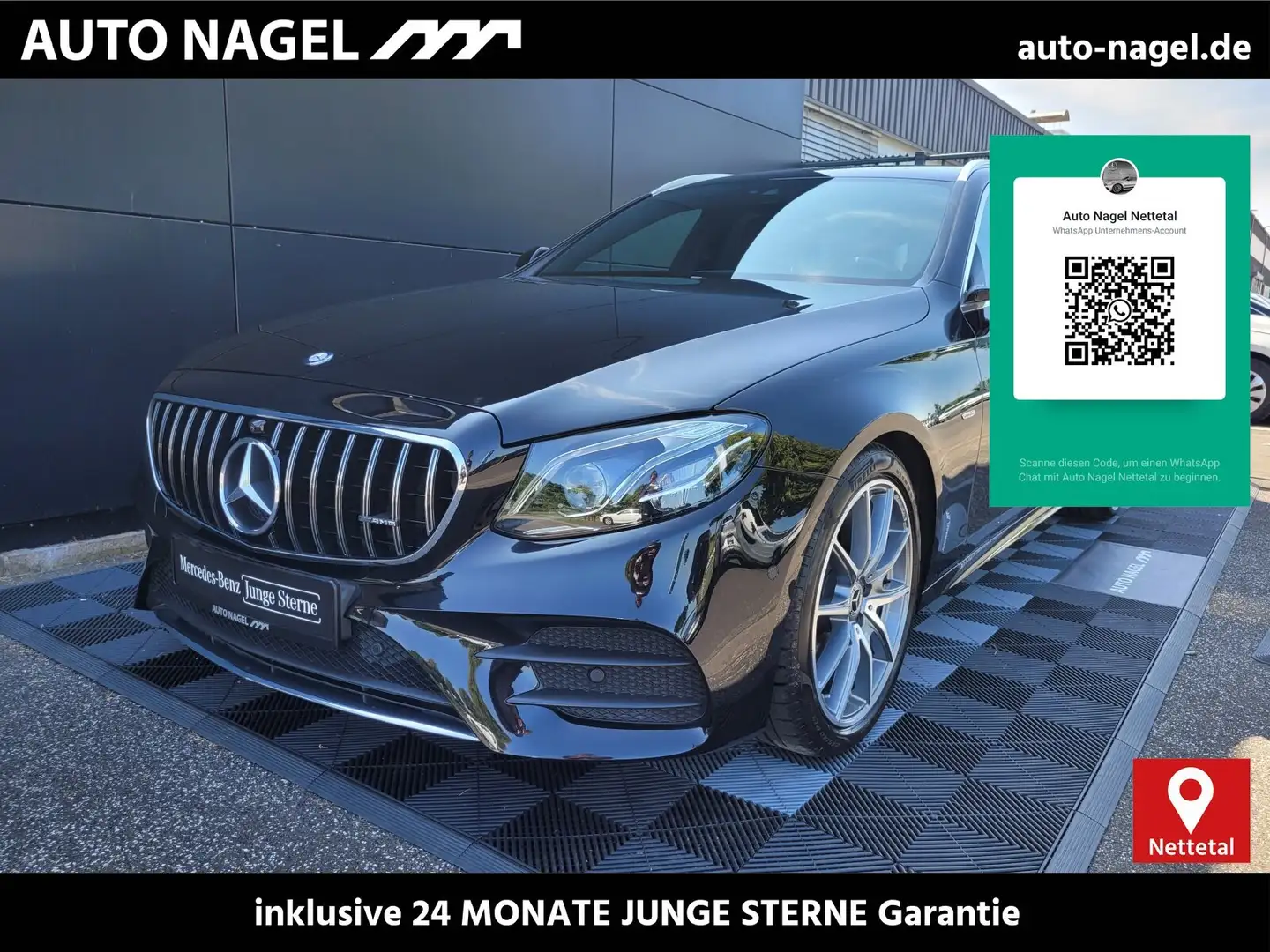 Mercedes-Benz E 200 E 200 d T-Modell AMG+360+AHK+Comand+Widescreen Schwarz - 1