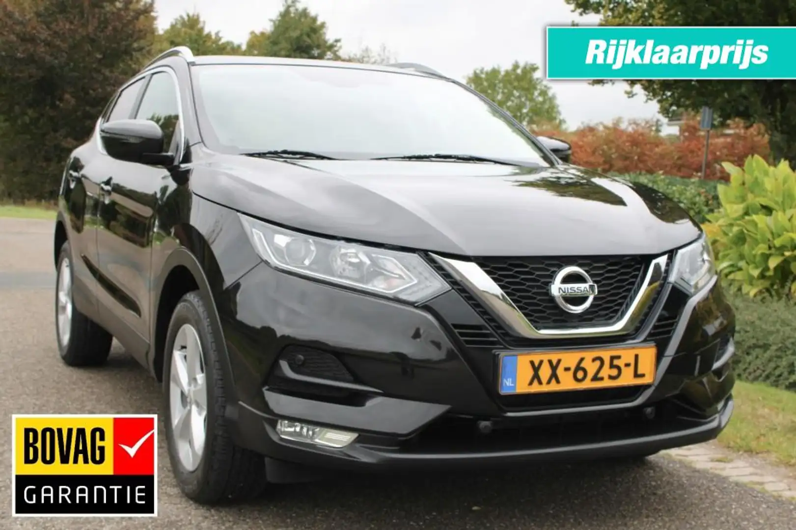 Nissan Qashqai 1.2 116pk Acenta ECC/cruise/camera/navi/panoramada Negro - 1