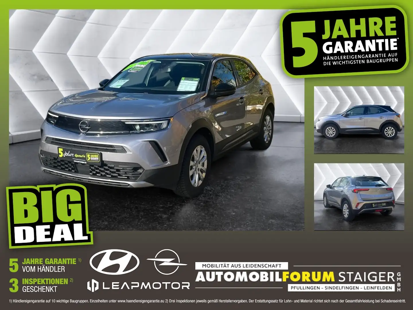 Opel Mokka-E Mokka e Edition ACC AUT DynLicht Fernlichtass. Grau - 1