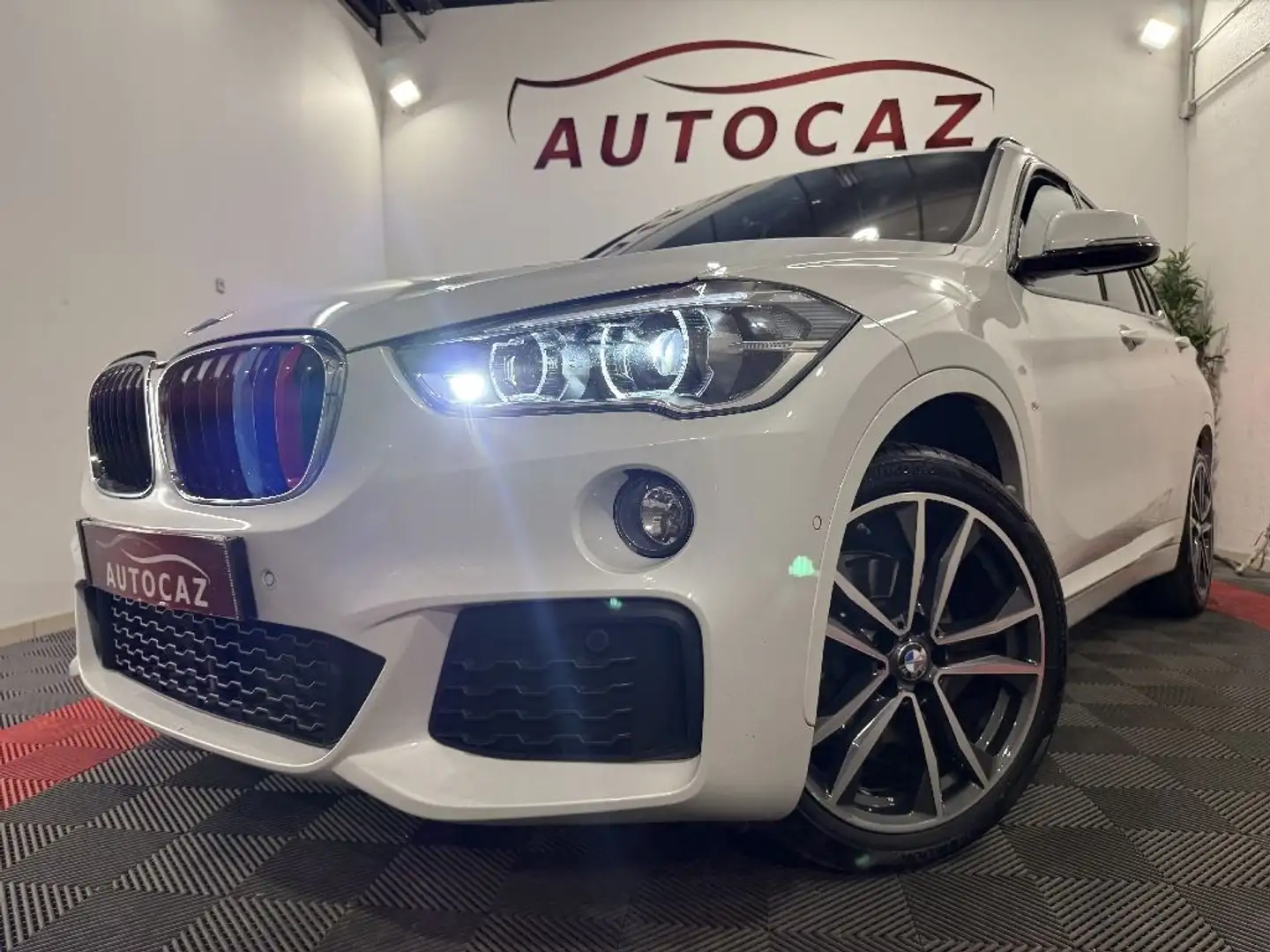 BMW X1 F48 xDrive 18d 150 ch M Sport +109500kms Blanc - 2
