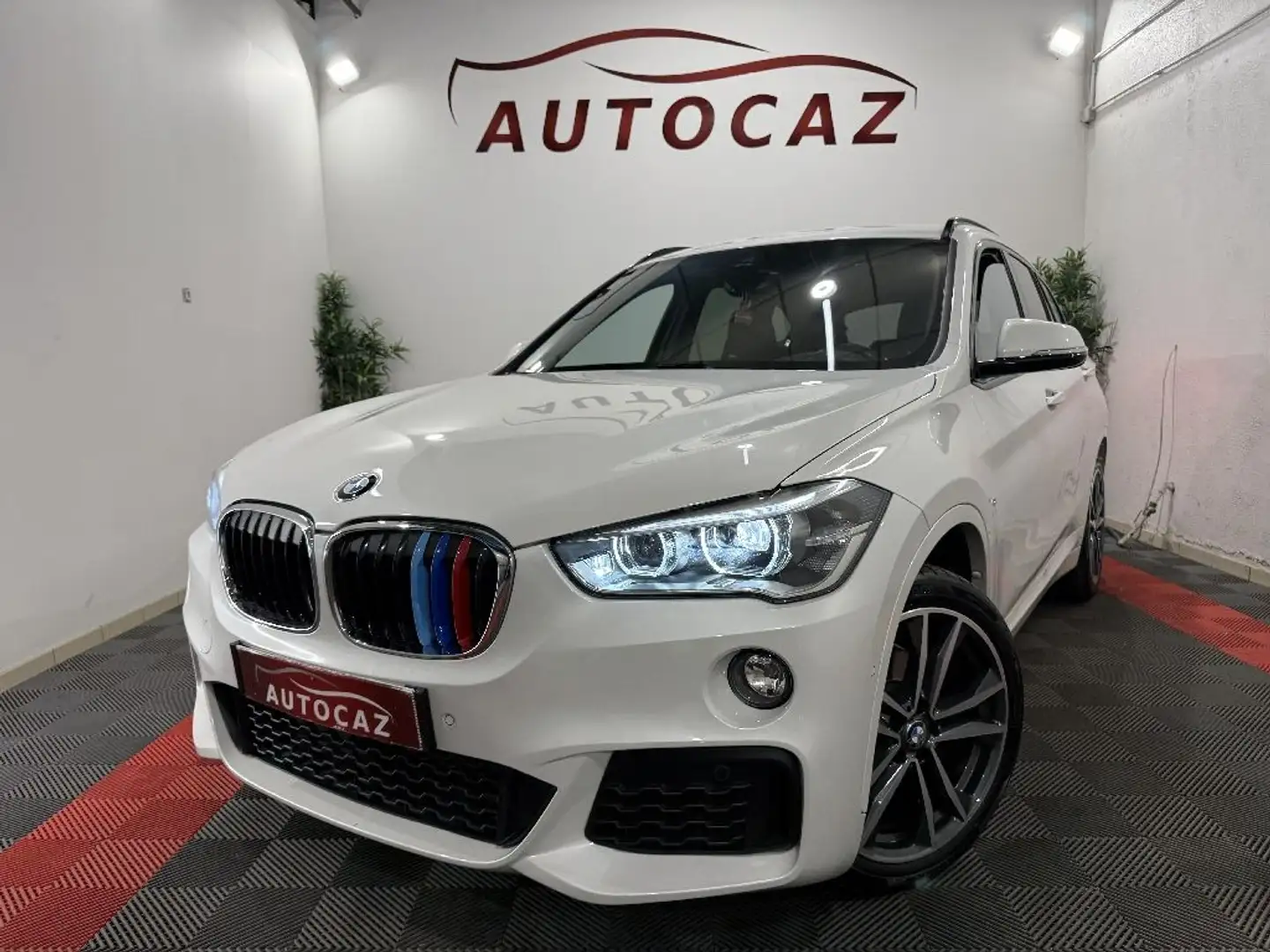 BMW X1 F48 xDrive 18d 150 ch M Sport +109500kms Blanc - 1