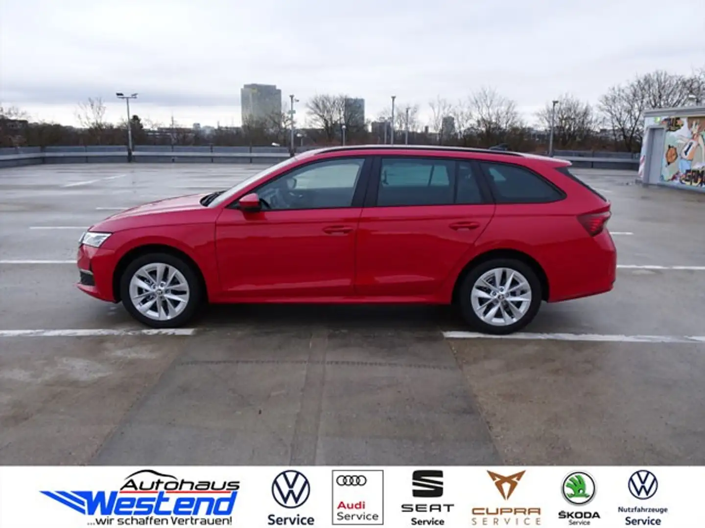 Skoda Octavia Combi Selection 2.0l TDI 110kW DSG LED Klima Rot - 2