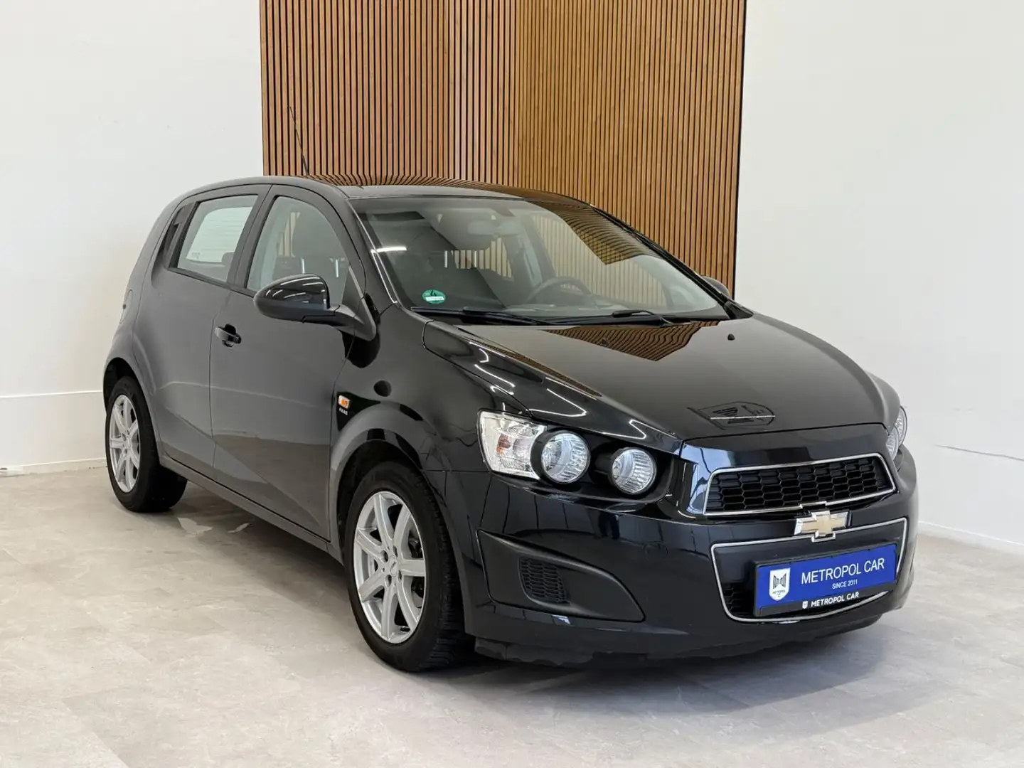 Chevrolet Aveo LT 1.2 KLIMA/LM/AHK/TEMP/ZV+TÜV 05.27 Noir - 1