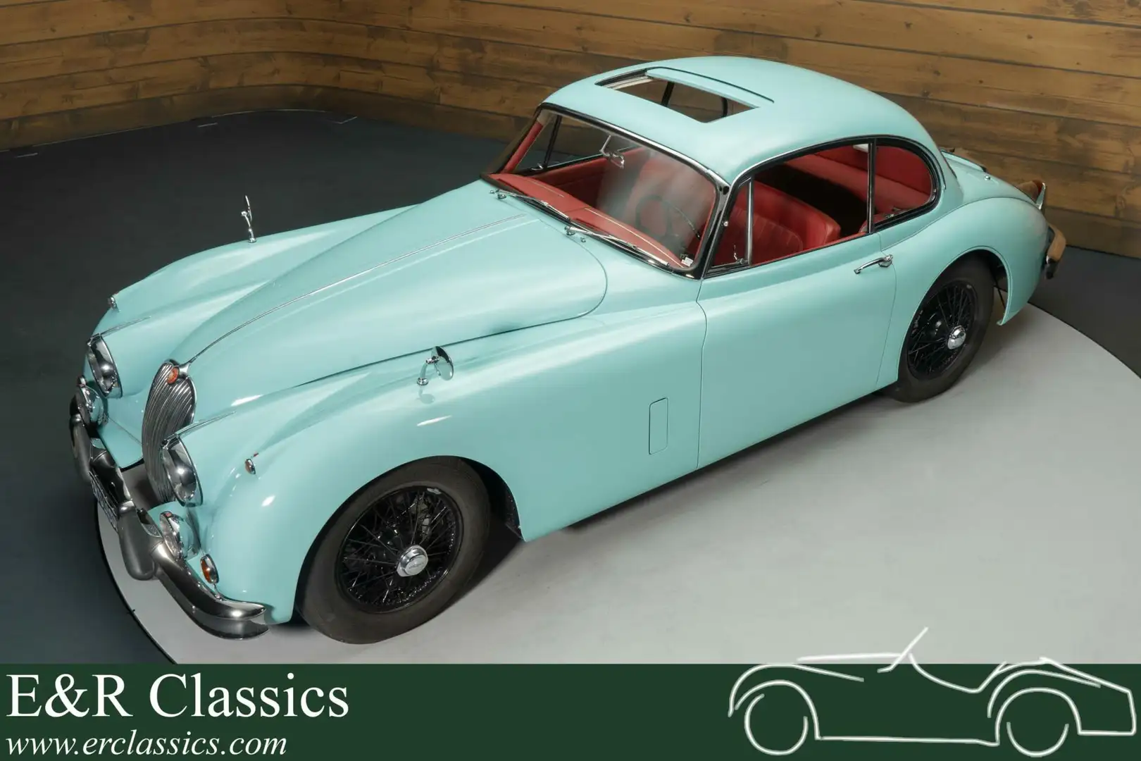 Jaguar XK XK150 FHC | Gerestaureerd | Webasto schuifdak | 19 Blau - 1