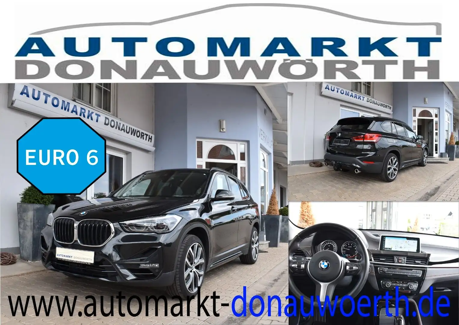 BMW X1 xDrive20i Aut. Sport Line Navi Pano Dach AHK Black - 1