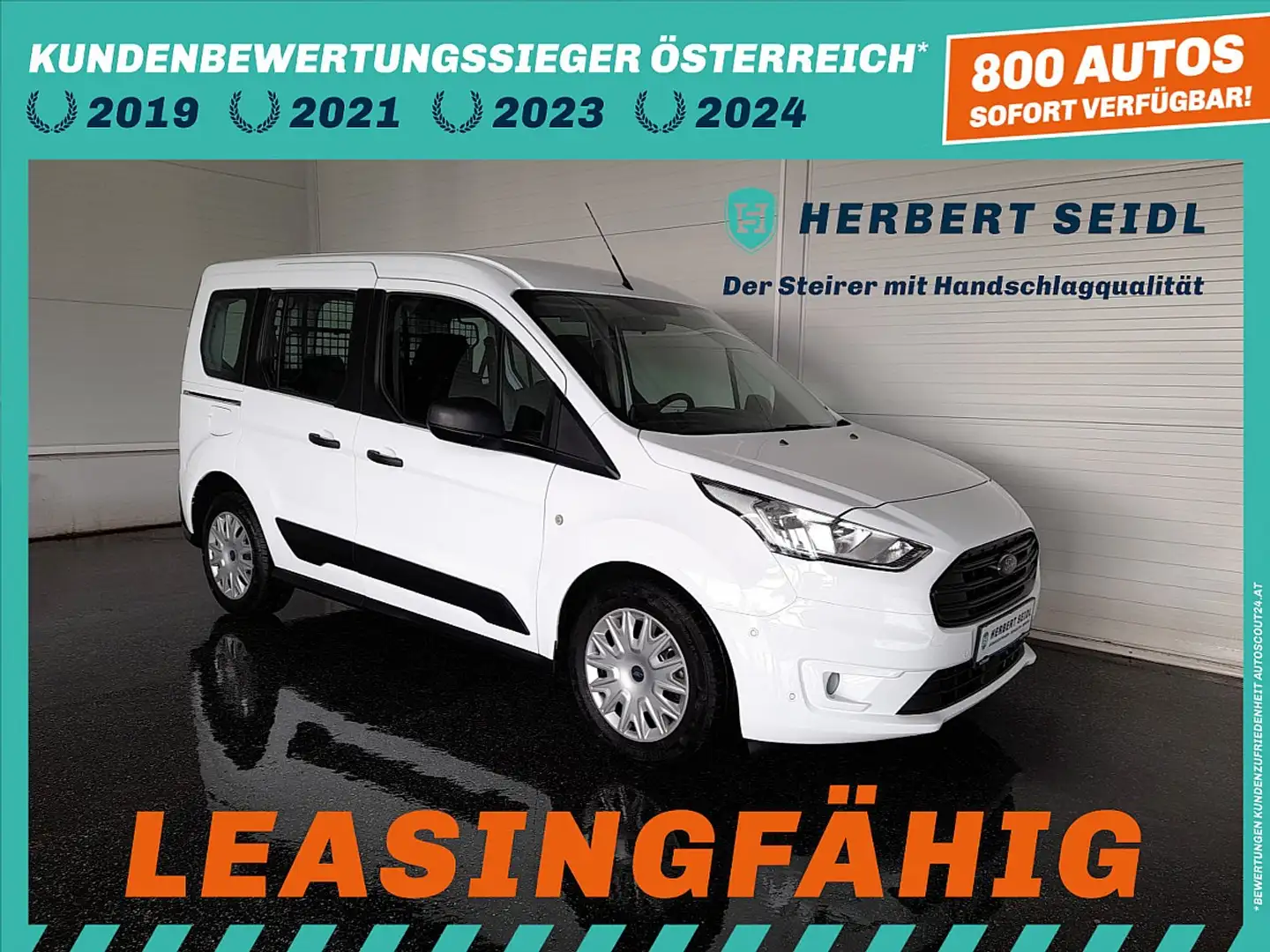 Ford Transit Connect Transit CONNECT 1,5 Ecoblue *5-SITZE / NAVI / K... Weiß - 1