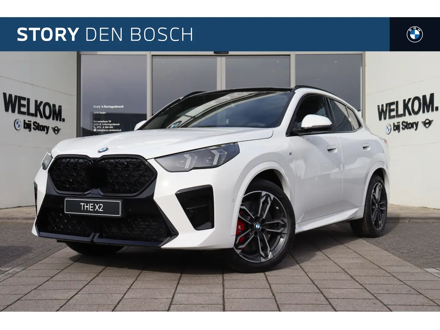 BMW X2 sDrive20i High Executive M Sport Automaat / Panora Wit - 1
