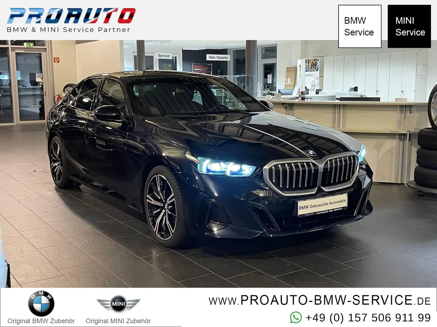 BMW 520 i M Sport AHK/HK/20"/RFK Schwarz - 1