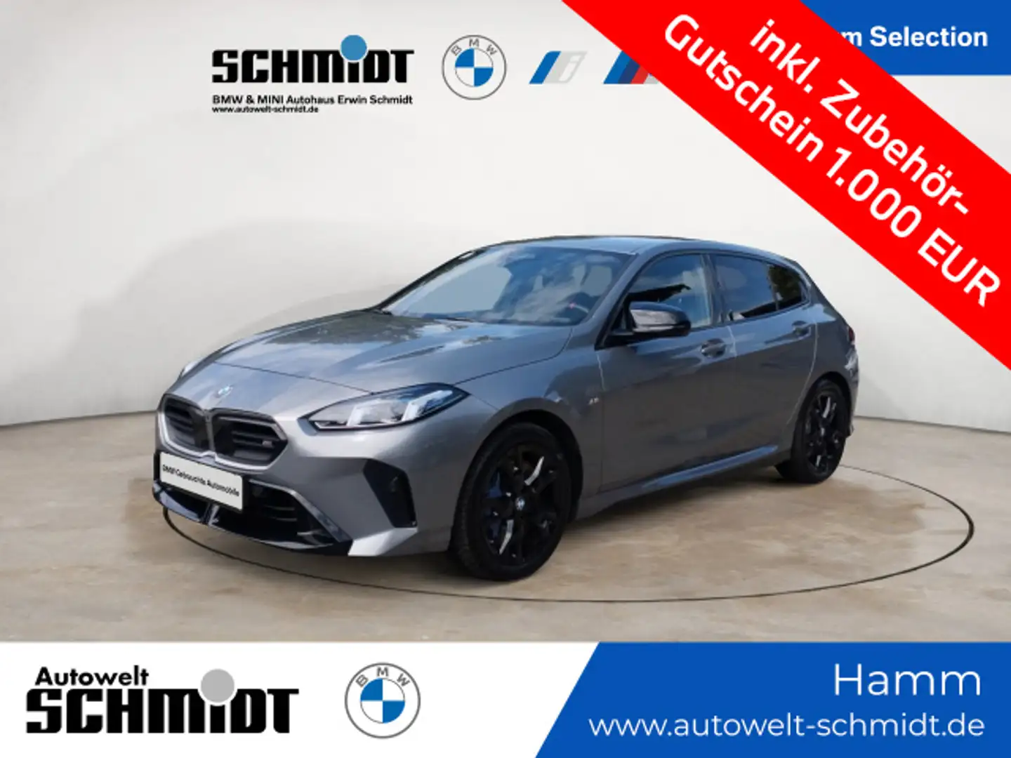 BMW 1er M Coupé M135 xDrive NP= 64.890,- / Adapt. LED / HeadUp / Grau - 1