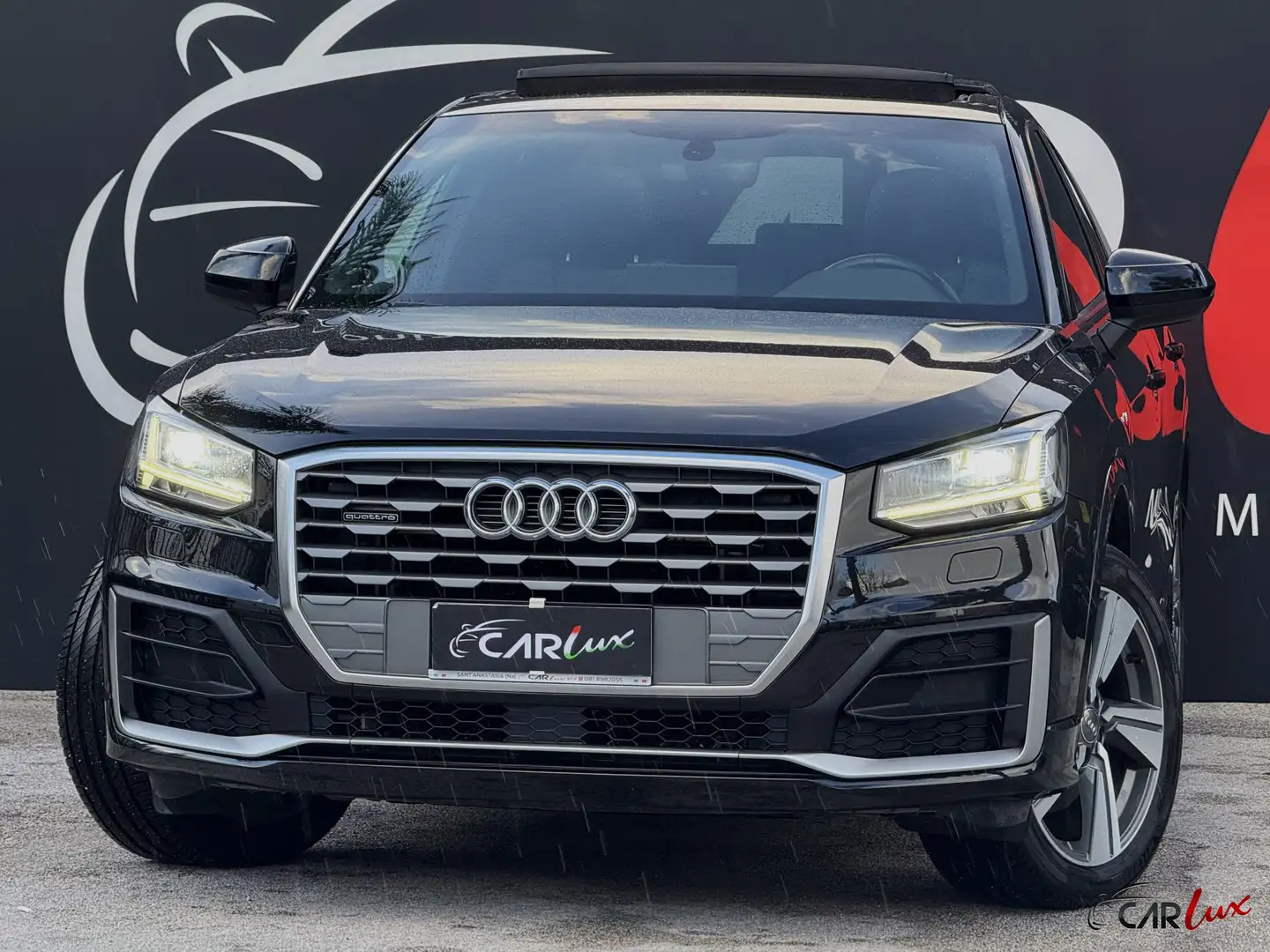 Audi Q2 2.0 TDI Quattro 150CV S line S-tronic TETTO MATRIX Nero - 1